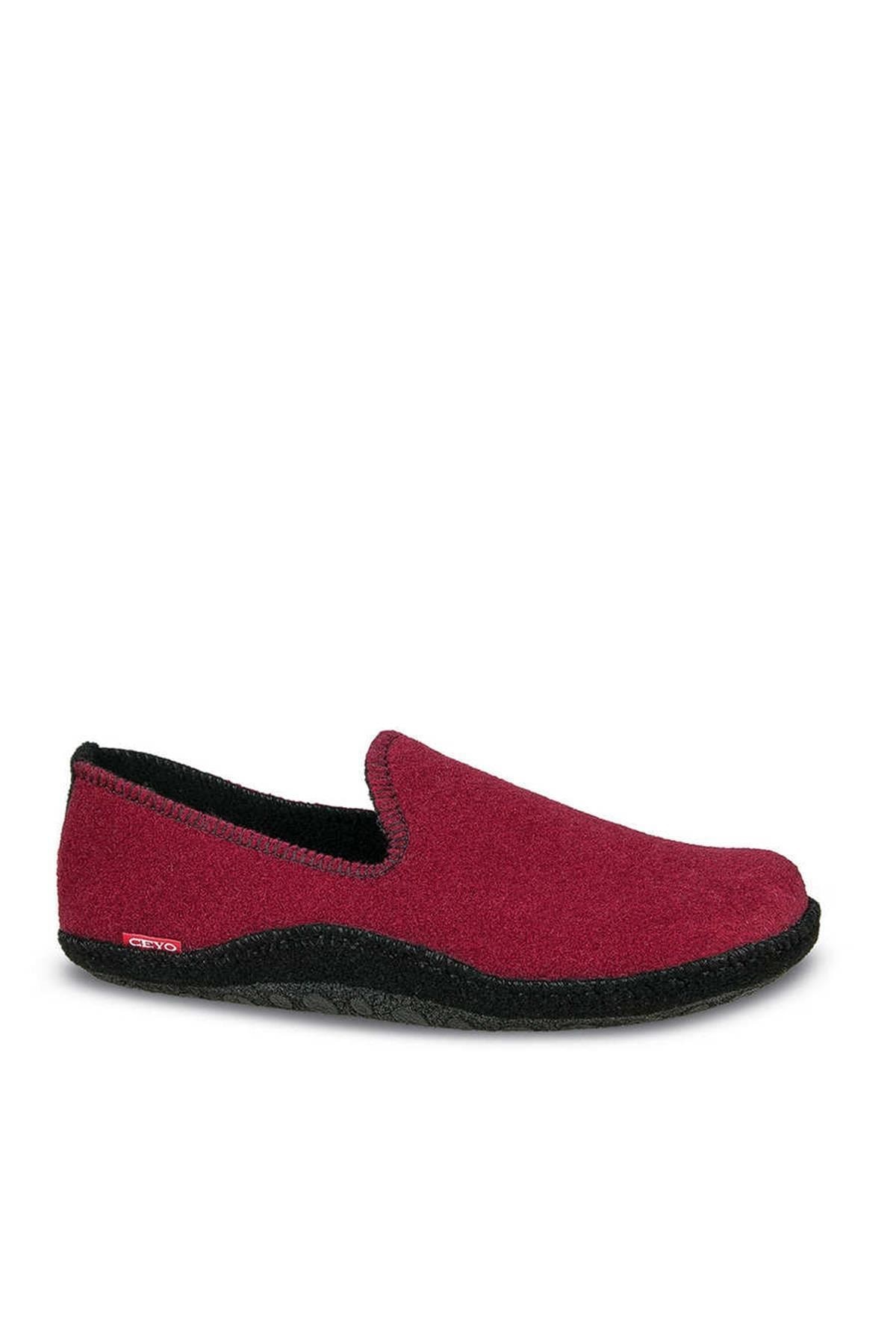Ceyo PUFFI-Z4 Kadın Ev Terliği Ayakkabı 01799BORDO