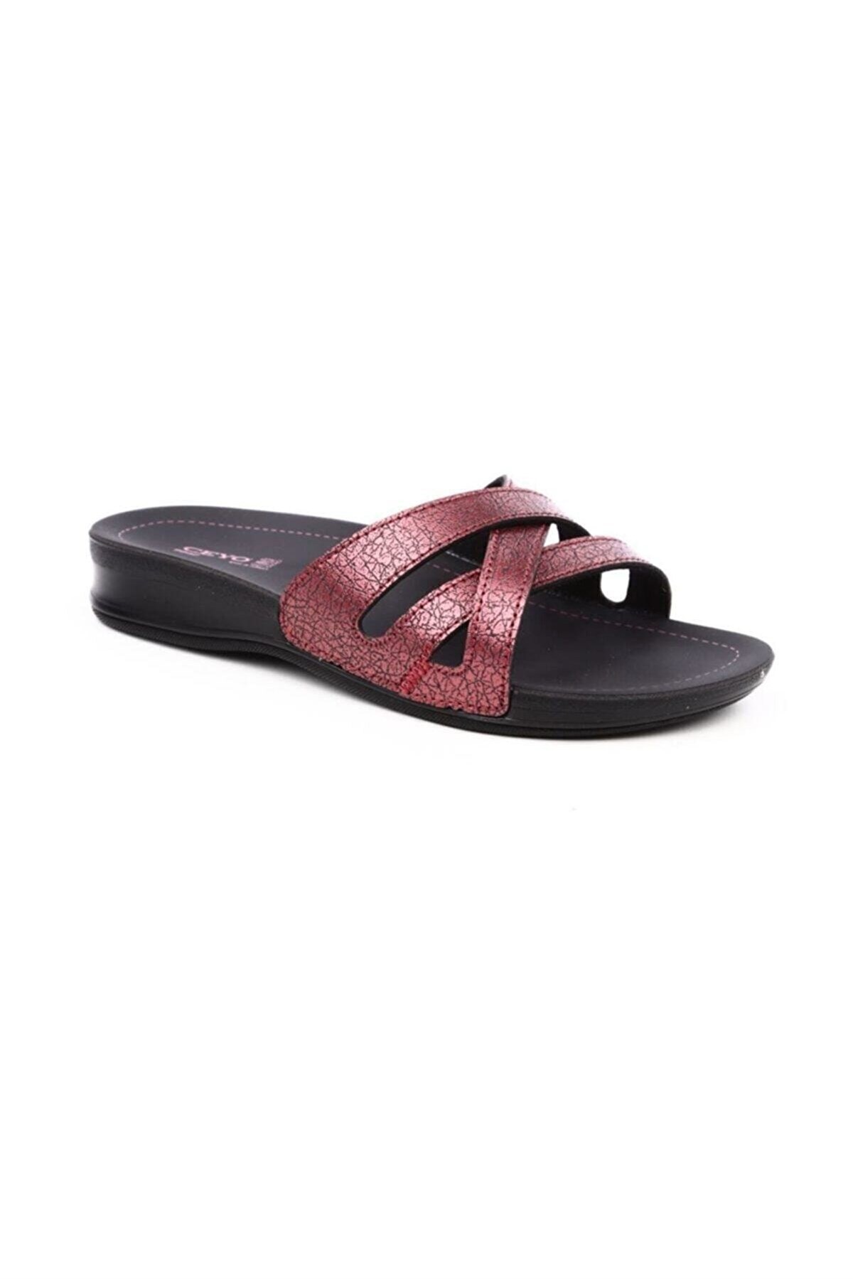 CEYOTerlikCeyo RK-410 Kadın Terlik Ayakkabı 9942-1BORDO