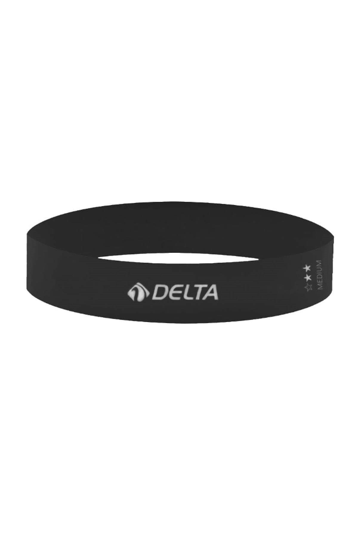 DELTAAerobik BandDelta Aerobik Loop Bant-Orta 50x5 cm Unisex Aerobik Band SLM 635-Siyah