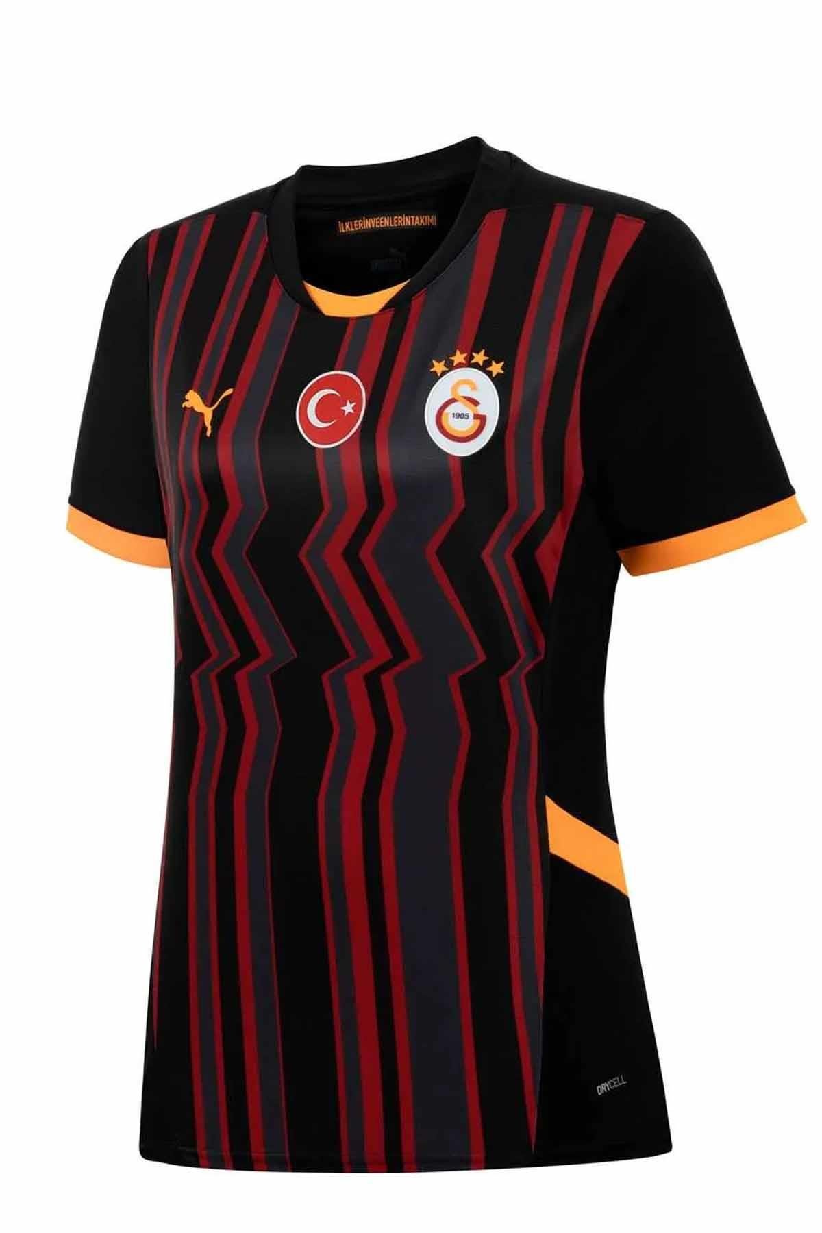 GalatasarayFormaGalatasaray 24/25 Deplasman Forma Kadın Forma 779658-03Siyah-Krmz