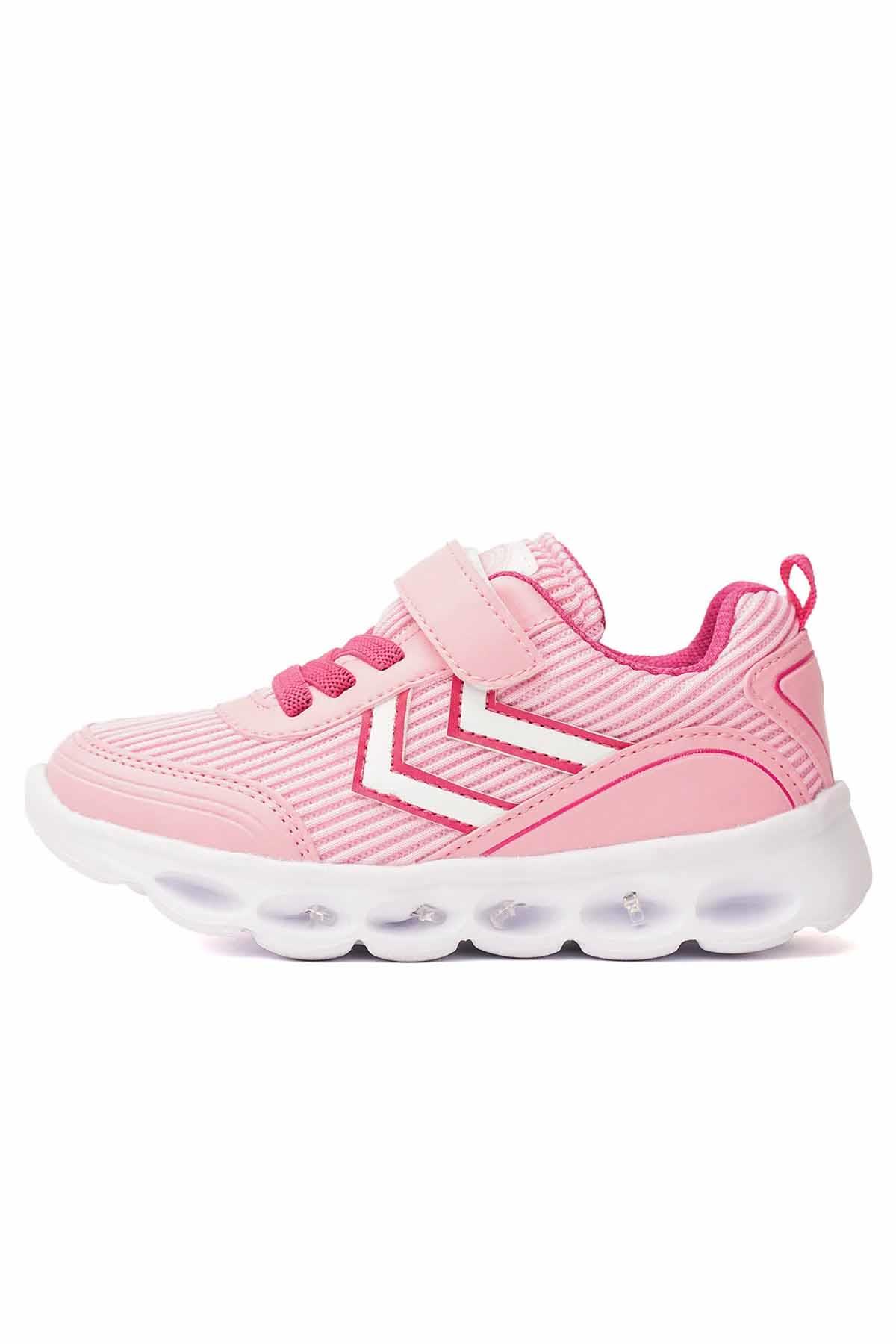 HUMMELSneakerHummel STRIPE JR Çocuk Sneaker Ayakkabı 900053-3534PINK/WHITE