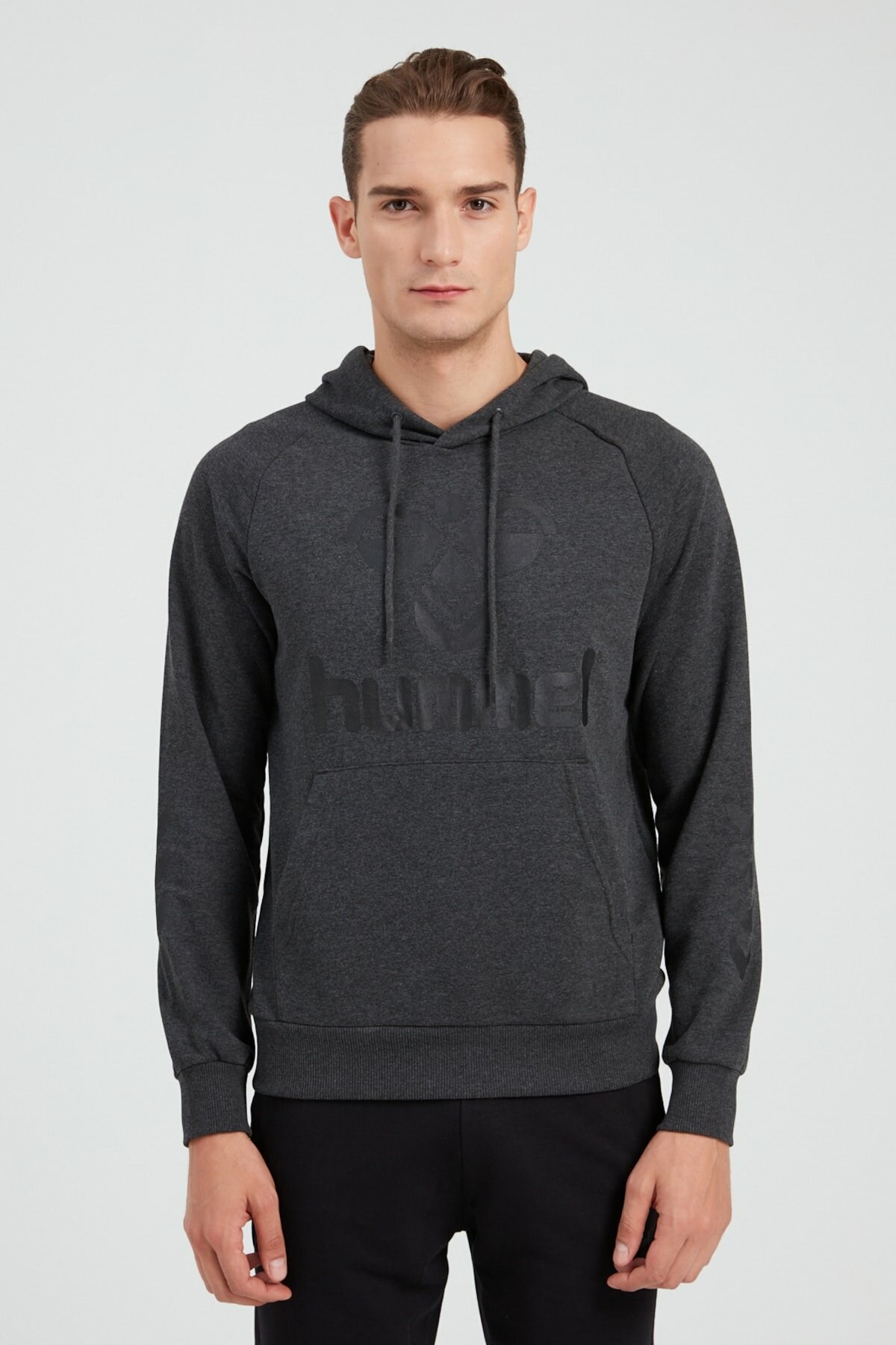 HUMMELSweatshirtHummel Maroni Hoodie Erkek Sweatshirt 920892-2508BLACK MEL.