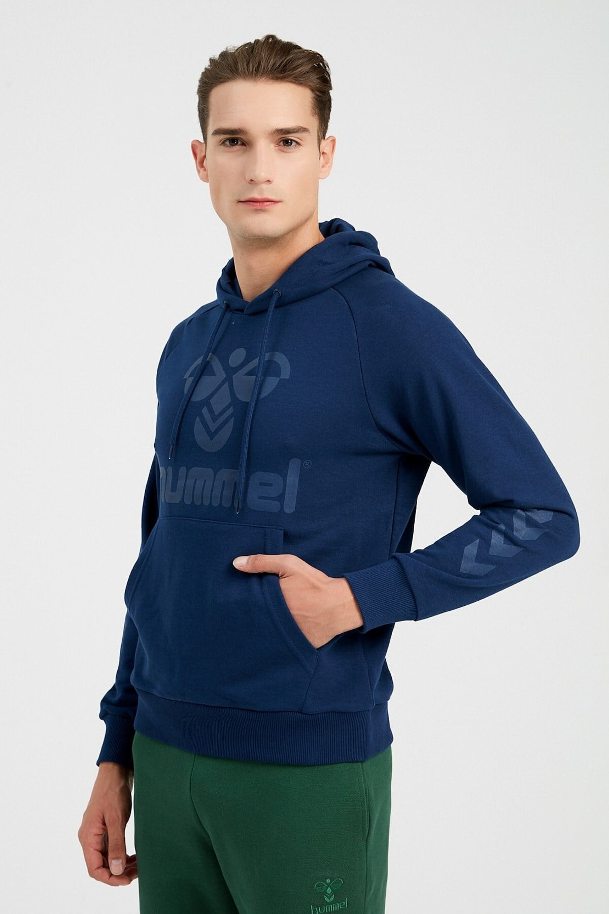 HUMMELSweatshirtHummel Maroni Hoodie Erkek Sweatshirt 920892-7480Real Navy