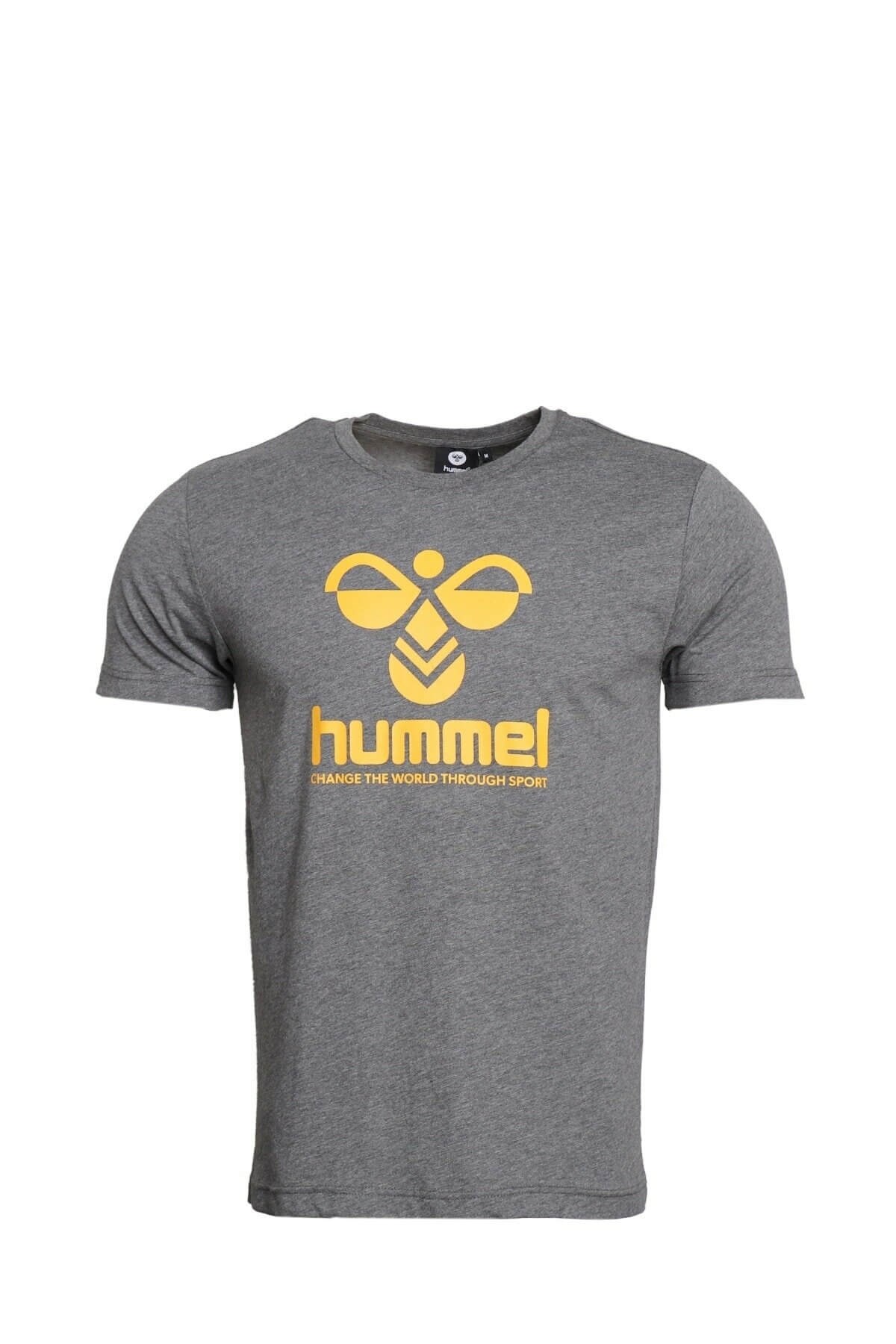 HUMMELTişörtHummel Centil T-Shirt Erkek Tişört 911301-2833ANT.MELANG