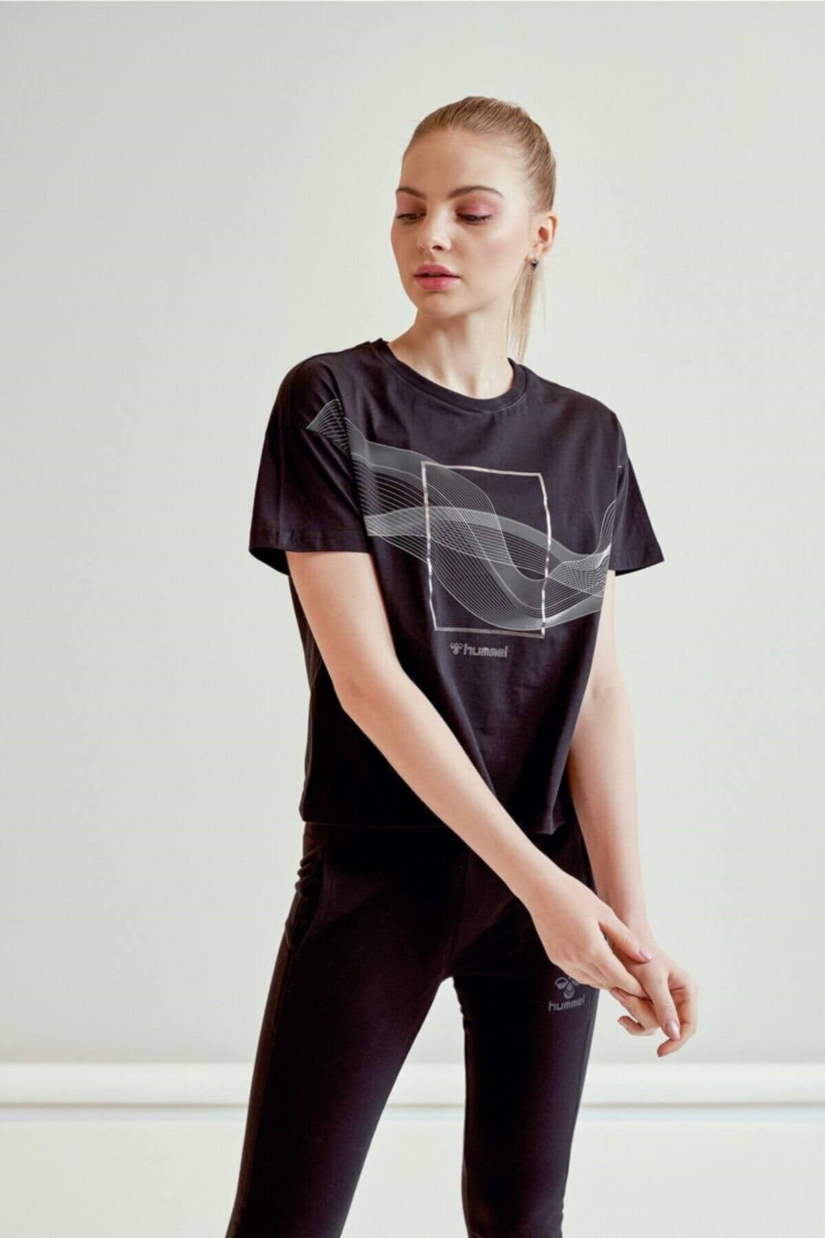 HUMMELTişörtHummel Digna T-Shirt S/S Kadın Tişört 910969-2001BLACK