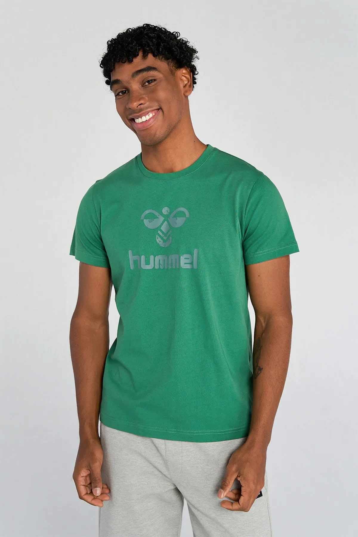 HUMMELTişörtHummel LEONA T-SHIRT S/S Erkek Tişört 911667-6110FOLIAGE