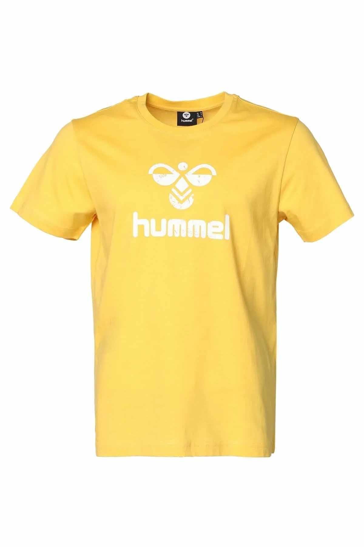 HUMMELTişörtHummel LEONA T-SHIRT S/S Erkek Tişört 911667-2226YELLOW
