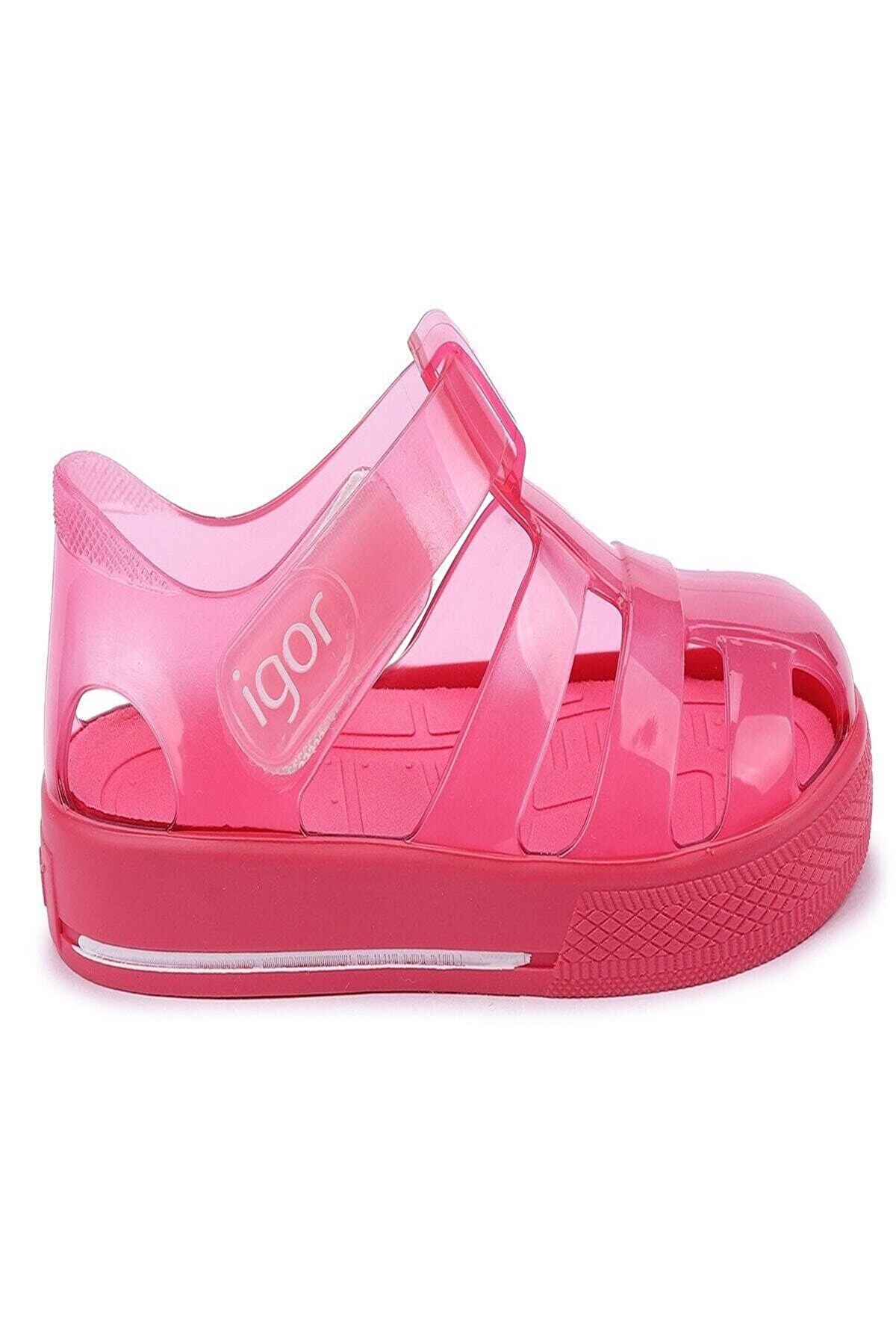 IGORSandaletIgor Star Brillo Çocuk Sandalet Ayakkabı S10245-007Fucsia