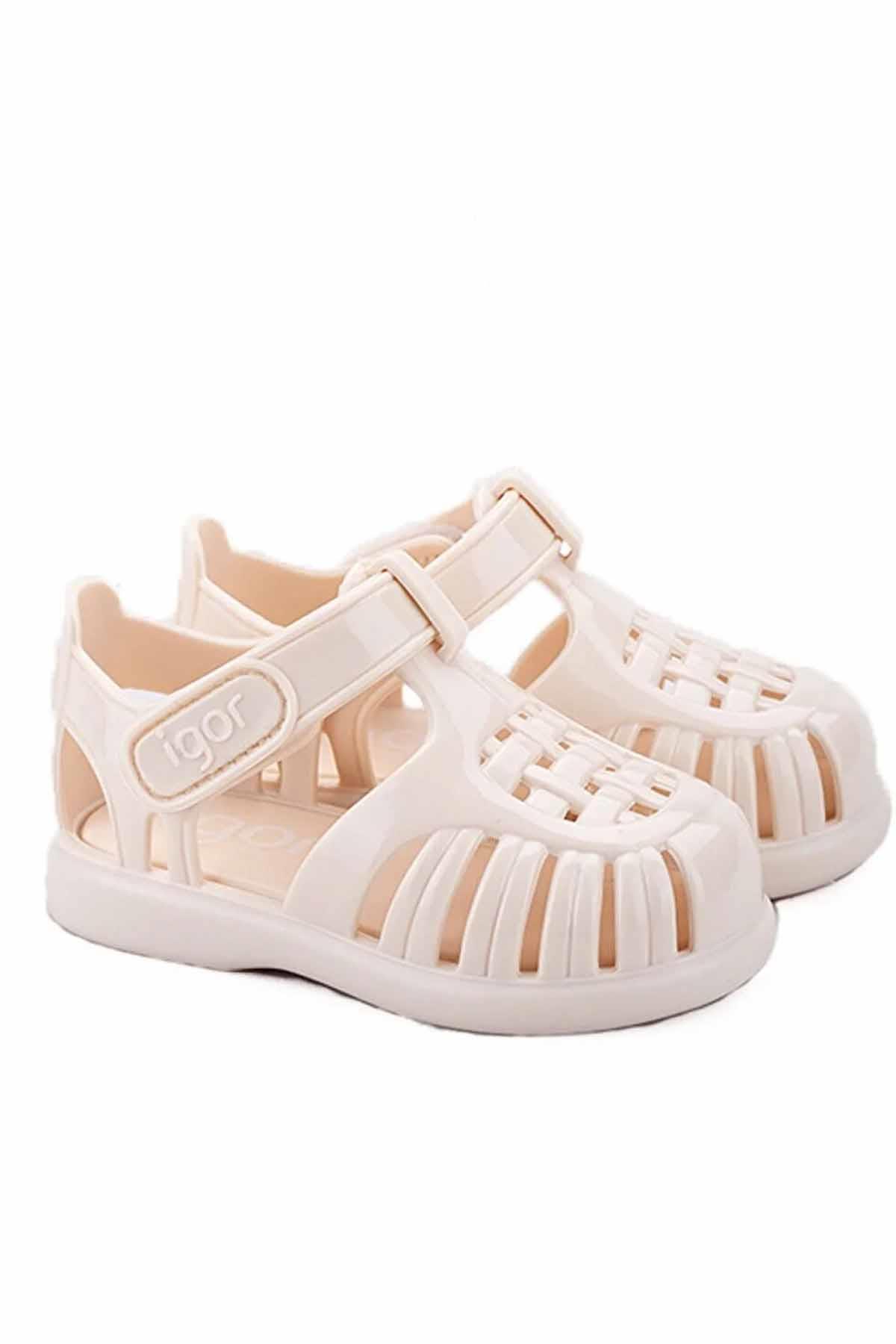 IGORSandaletIgor Tobby Gloss Çocuk Sandalet Ayakkabı S10311-079Marfil