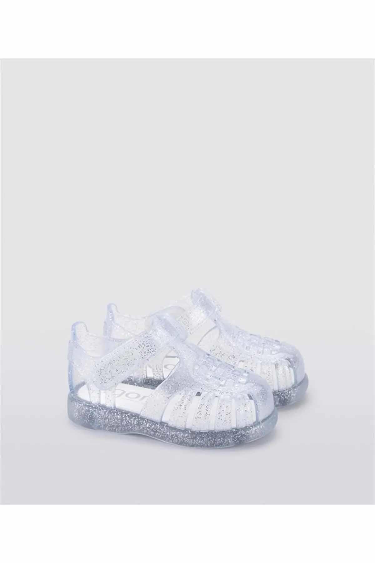 IGORSandaletIgor Tobby Gloss Glitter Çocuk Sandalet Ayakkabı S10308-091Transparen