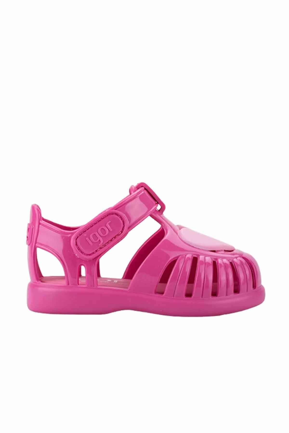 IGORSandaletIgor Tobby Gloss Love Çocuk Sandalet Ayakkabı S10310-007Fucsia