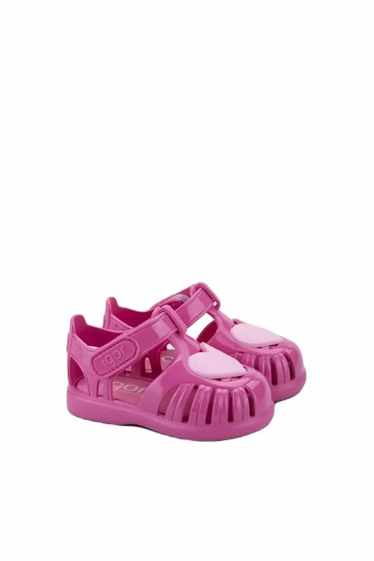 IGORSandaletIgor Tobby Gloss Love Çocuk Sandalet Ayakkabı S10310-007FUSYA