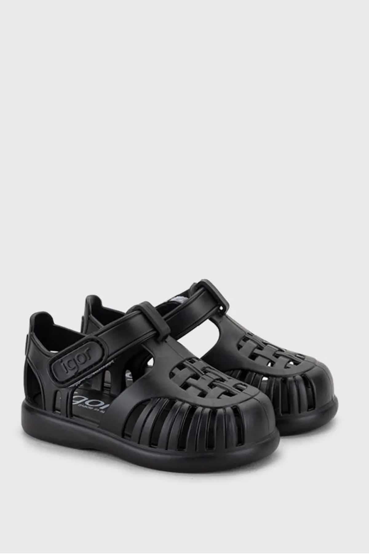 IGORSandaletIgor Tobby Solid Çocuk Sandalet Ayakkabı S10271-002Negro