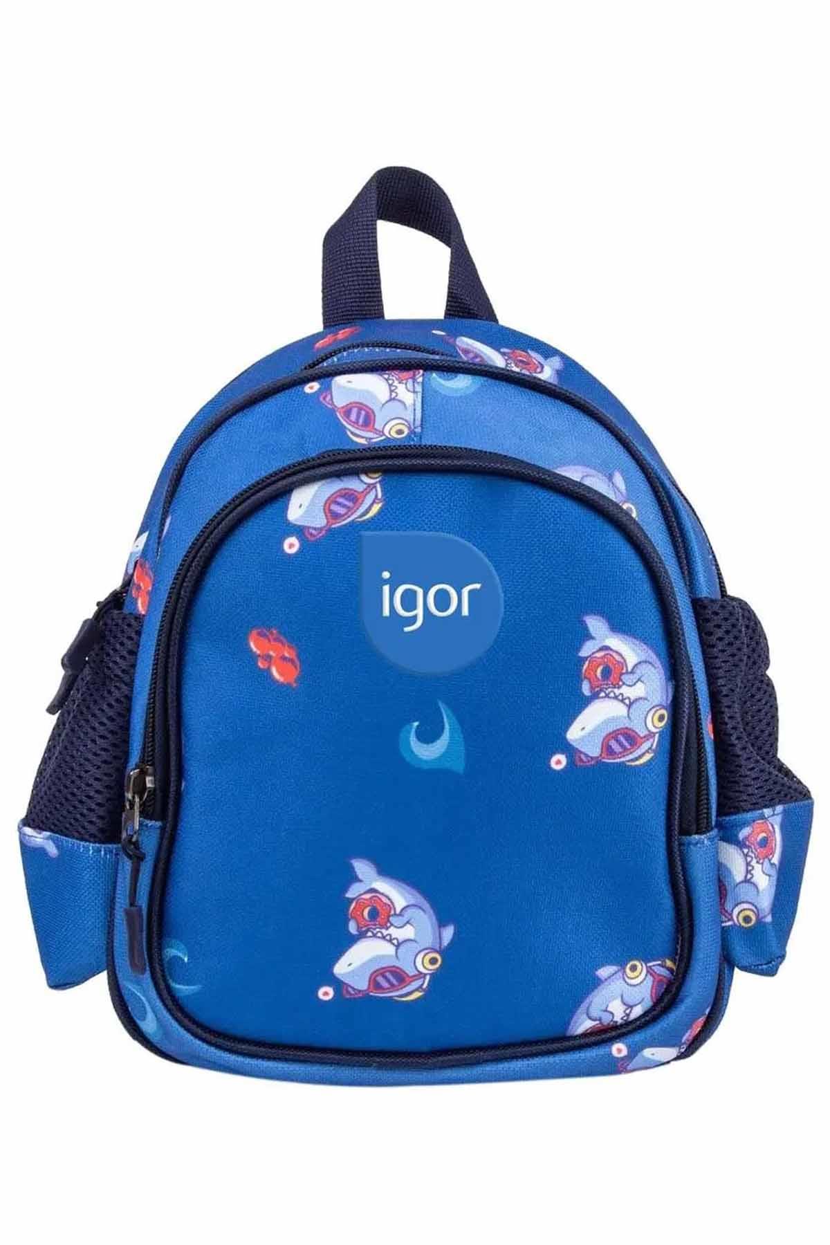 IGORSırt ÇantasıIgor Ana Okulu Çocuk Sırt Çantası Unisex Sırt Çantası BP1001SHARKSKIN