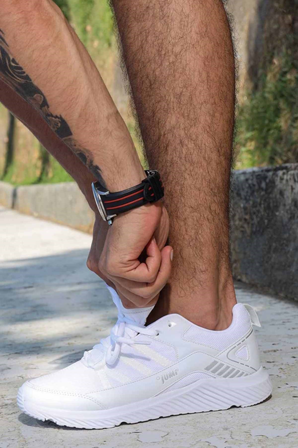 JUMPGünlük SporJump Beyaz Erkek Spor Ayakkabı 24865 Erkek Günlük Spor Ayakkabı JMP100BEYAZ