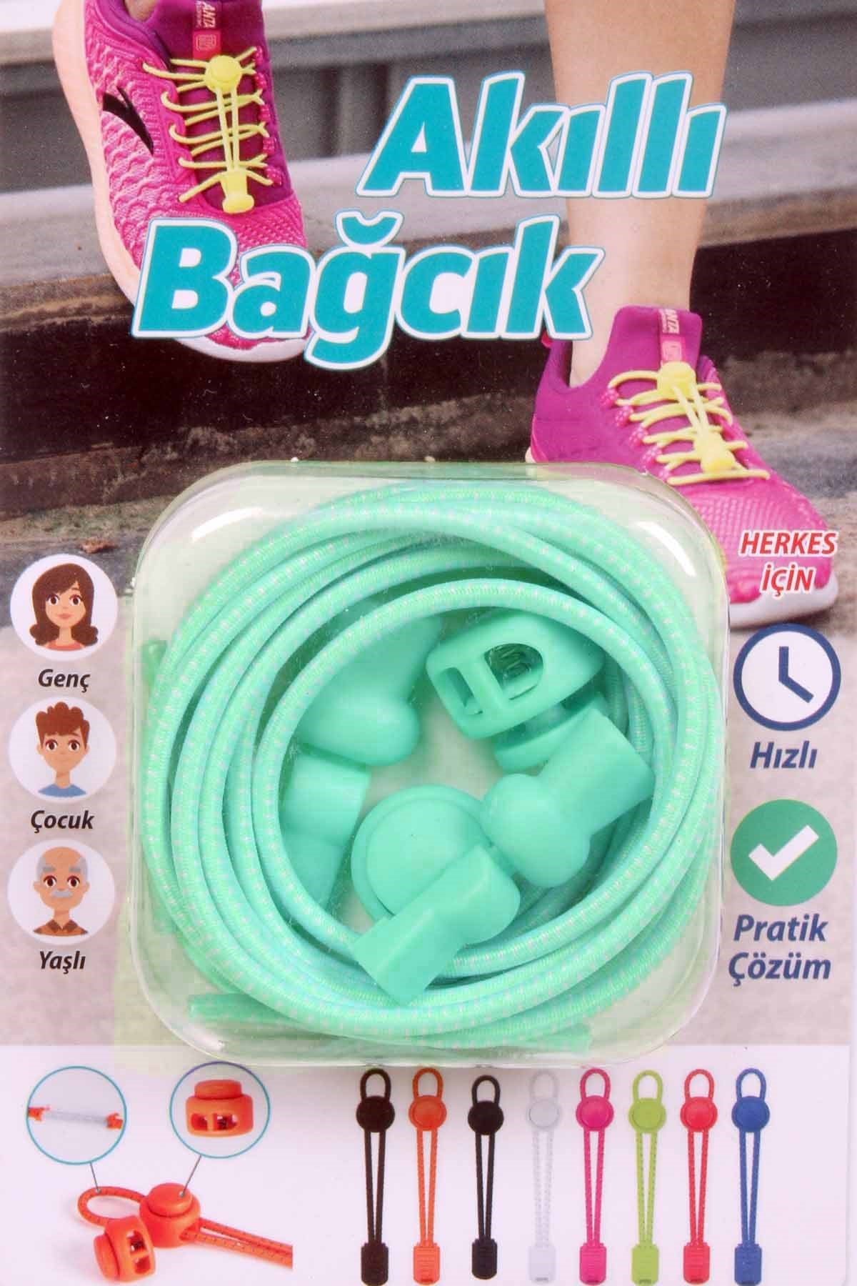 LUCKYBağcıkSP AKILLI BAĞCIK Unisex Bağcık SSABTURKUAZ