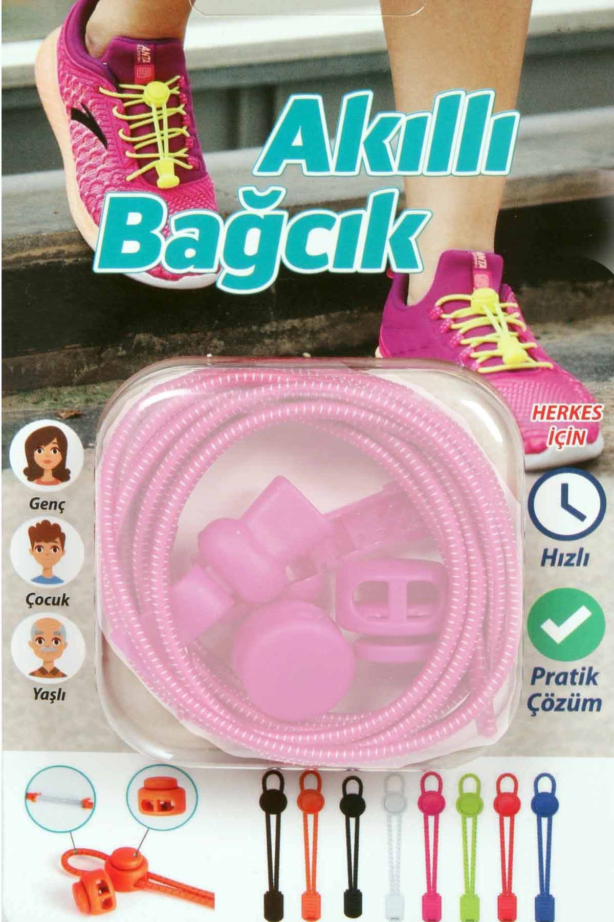 LUCKYBağcıkSP AKILLI BAĞCIK Unisex Bağcık SSABA.Pembe