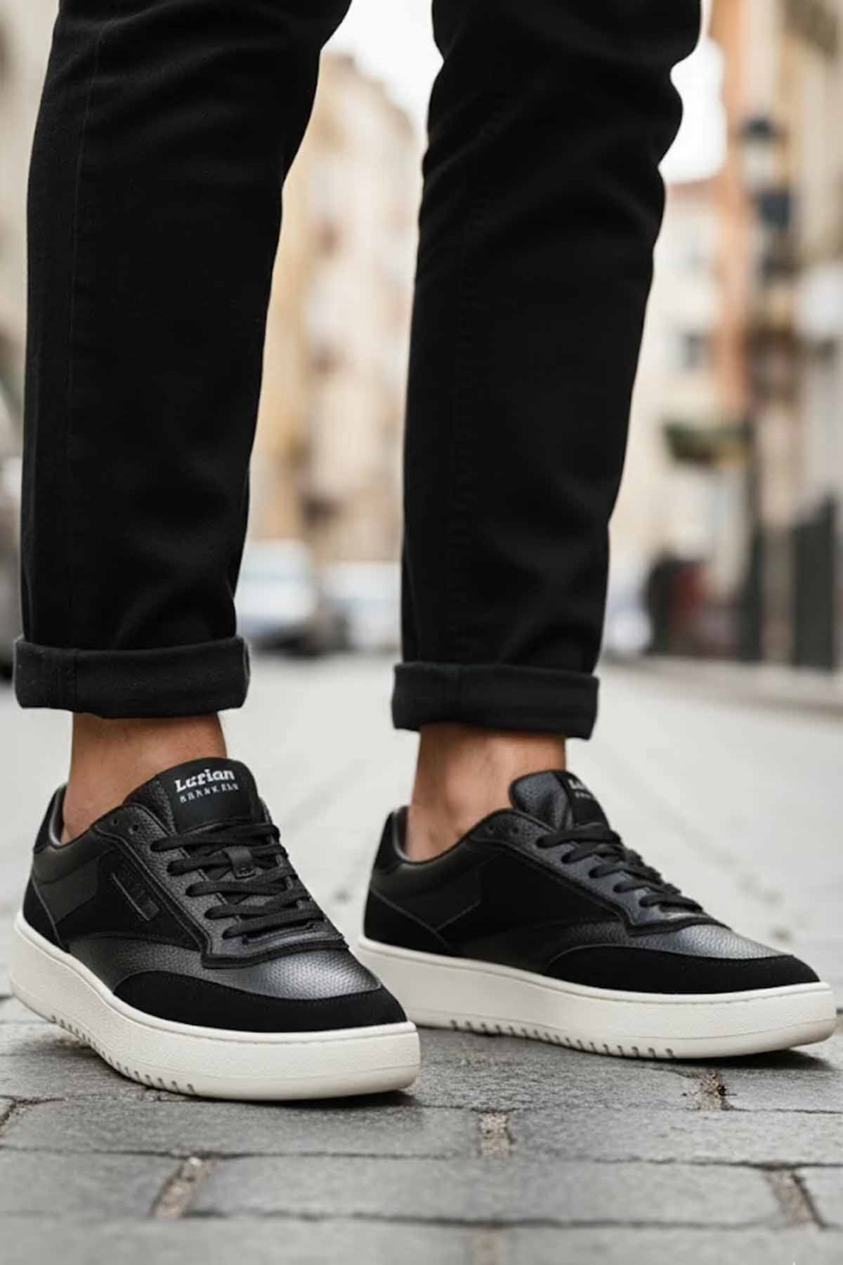 LUFIANSneakerLufian Isaac Erkek Sneaker Ayakkabı 112230252Siyah-Byz