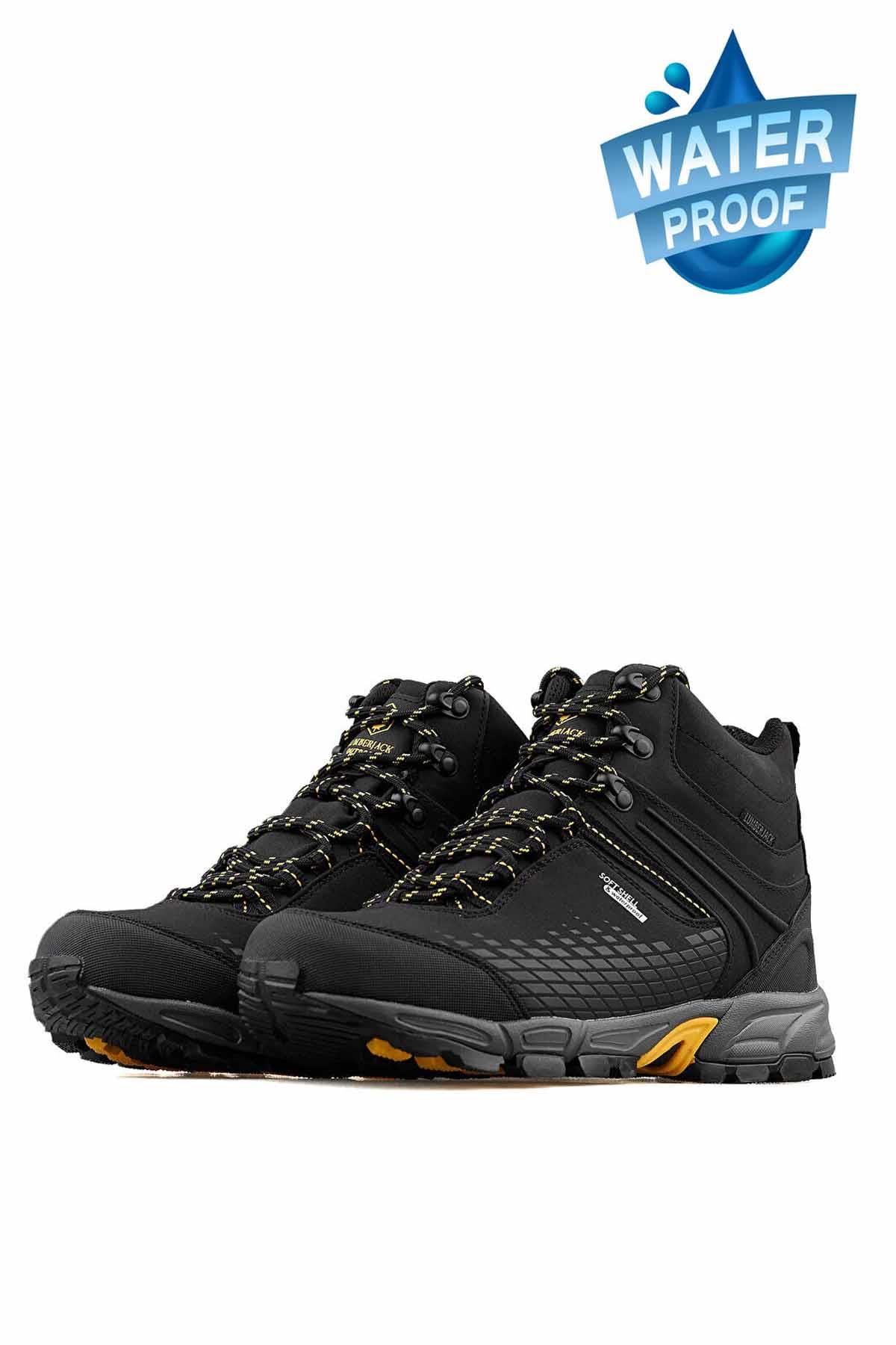 LUMBERJACKBotLumberjack Flake Hı 3 3PR Kadın Bot Ayakkabı 101389771-7SIYAH-SARI