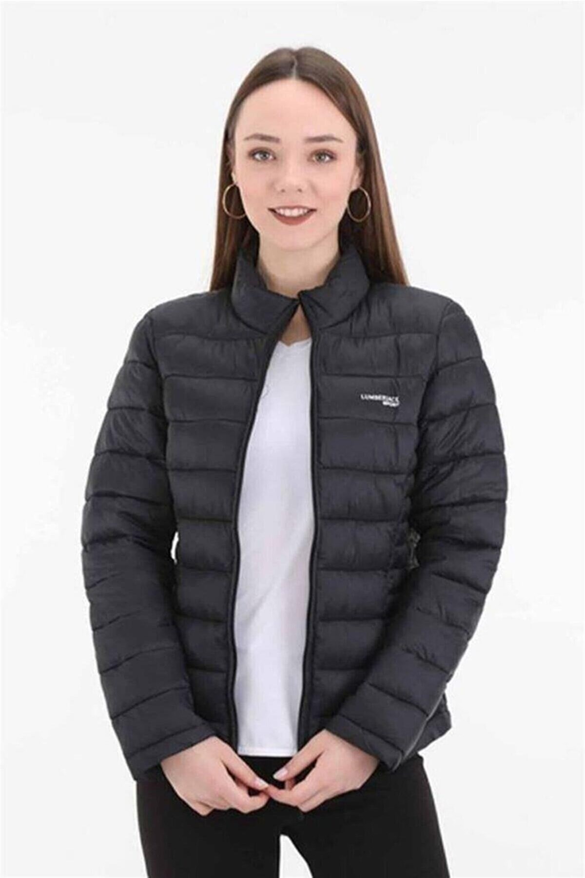 LUMBERJACKMontLumberjack BASIC PADDED B2 Kadın Mont 101165589RSSIYAH
