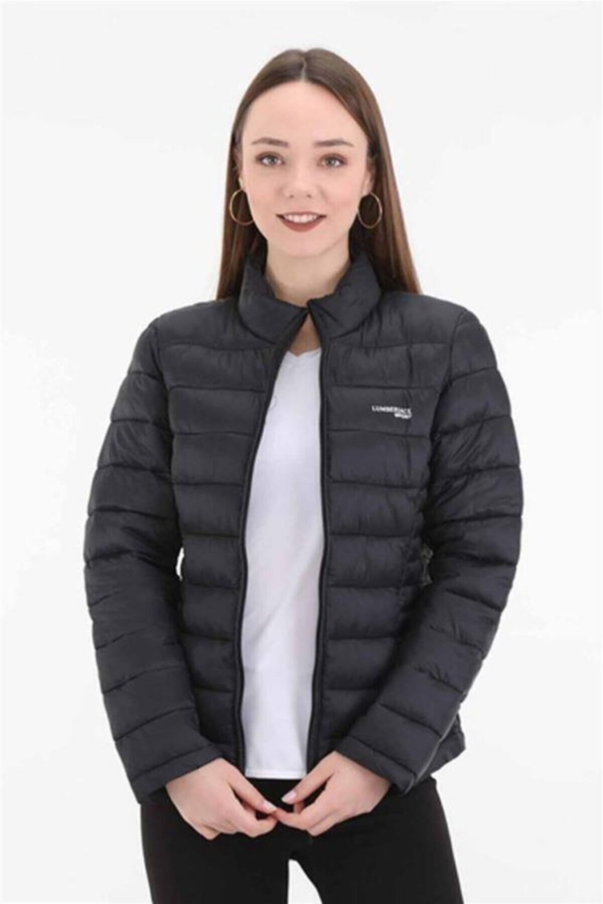LUMBERJACKMontLumberjack BASIC PADDED B1 Kadın Mont 101165589SIYAH