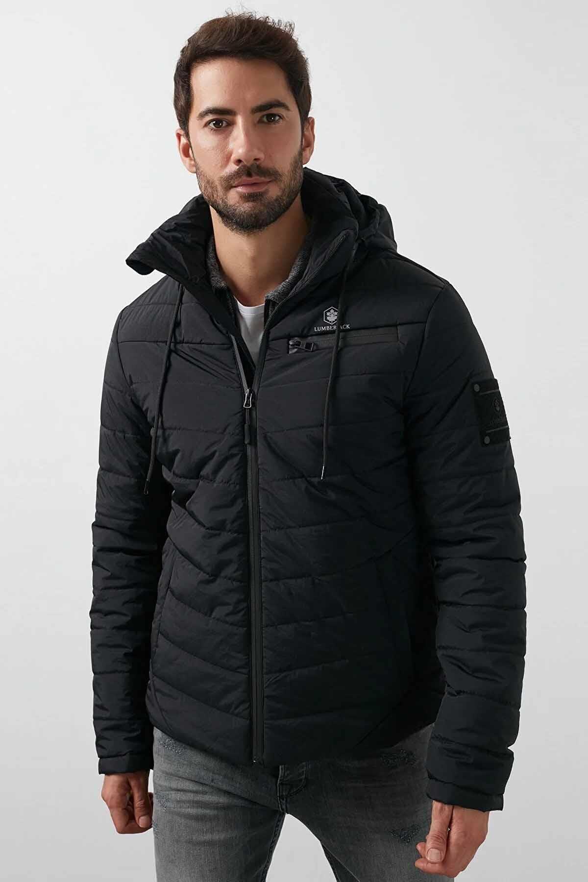 LUMBERJACKMontLumberjack Josep Coat Erkek Mont 101044977-1Siyah