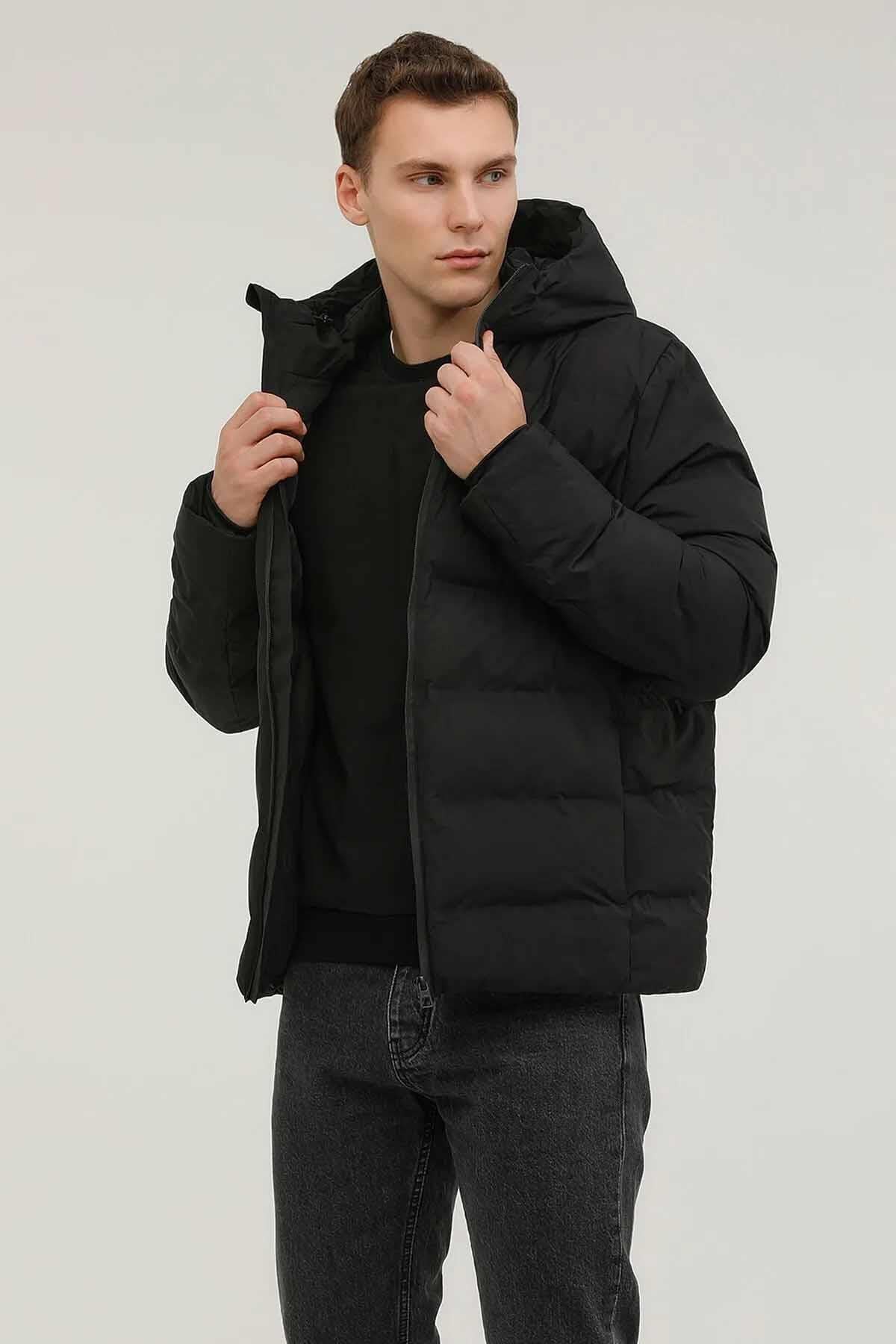 LUMBERJACKMontLumberjack NOLAN COAT Erkek Mont 101165530-1SIYAH