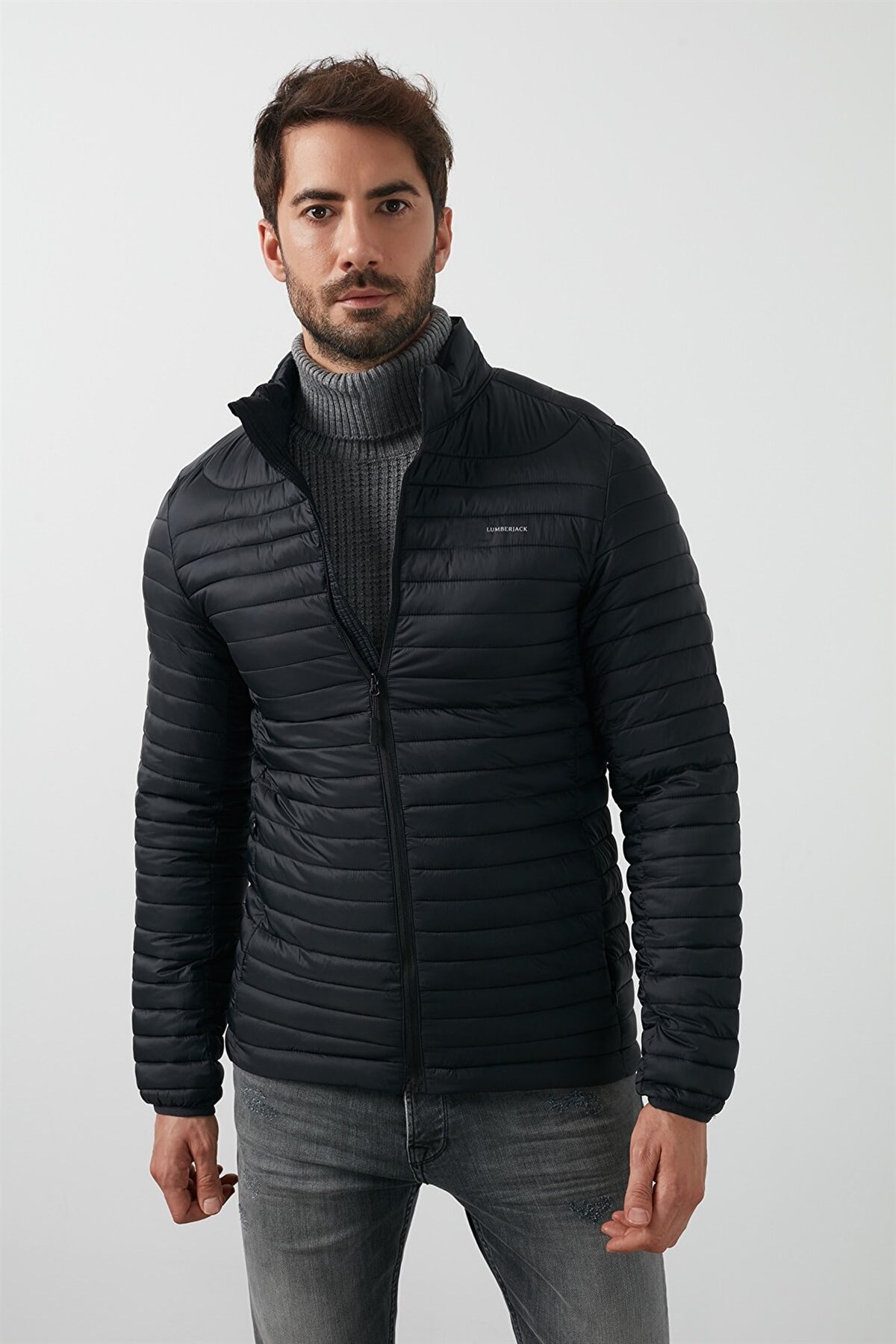 LUMBERJACKMontLumberjack PERRY COAT B4 Erkek Mont RS100438123SIYAH