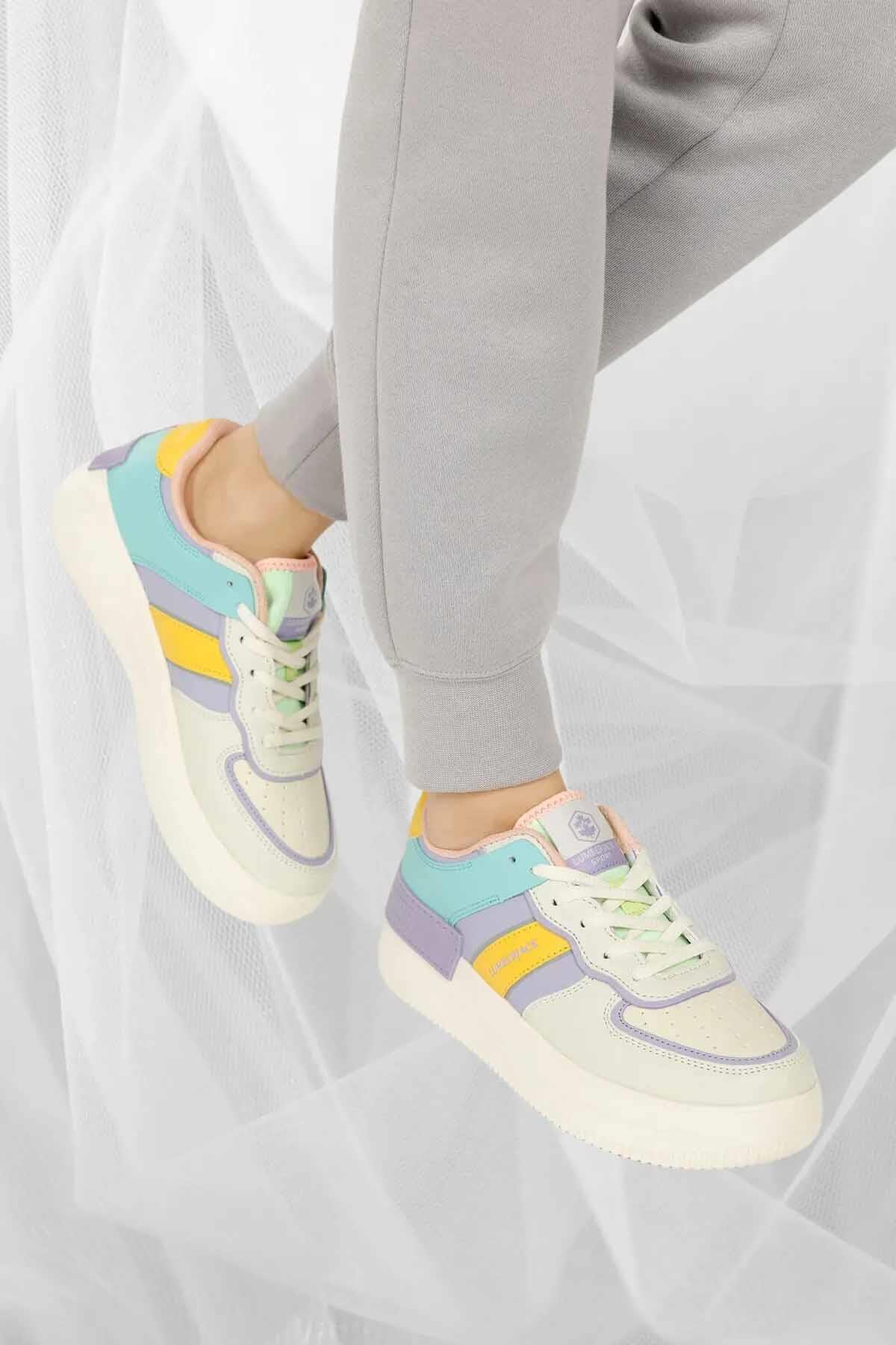 LUMBERJACKSneakerLumberjack Freya Mint Kadın Sneaker Ayakkabı 101388986-2Çok Renkli