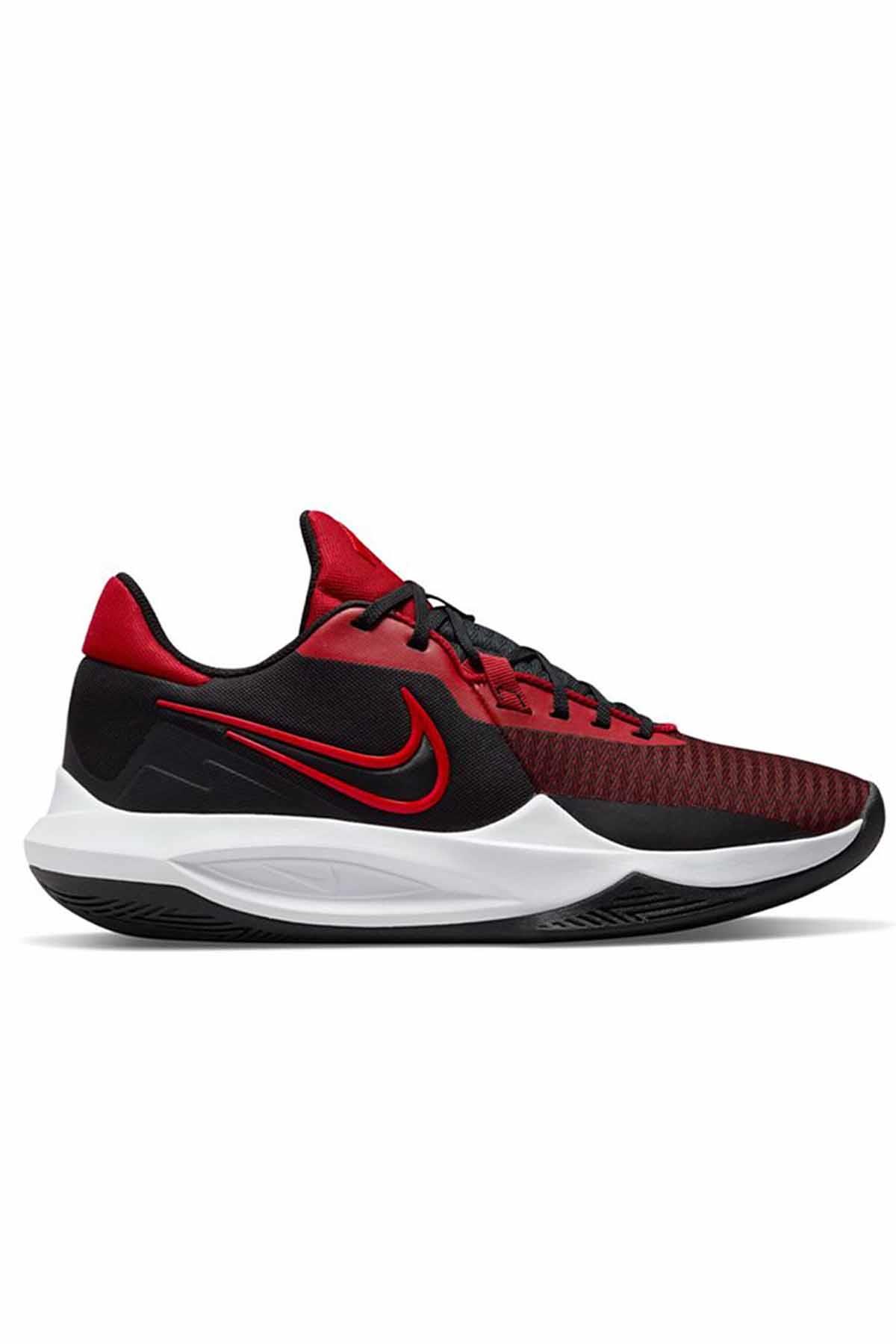 NIKEBasketbolNike Precision VI Unisex Basketbol Ayakkabı DD9535-002-Siyah-Krmz