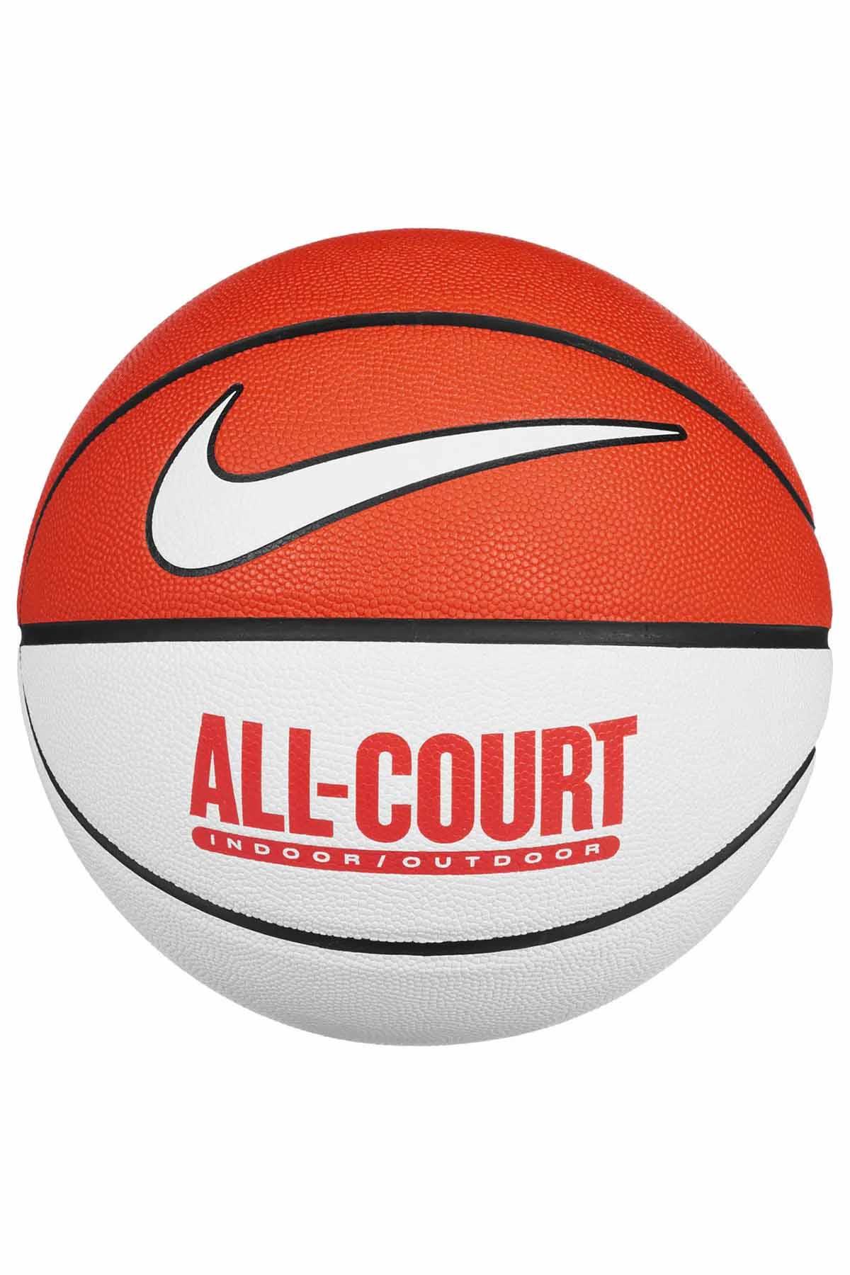 NIKEBasketbol TopuNike Everday All Court 8P Deflated Unisex Basketbol Topu N.100.4369.187-beyaz/krmz