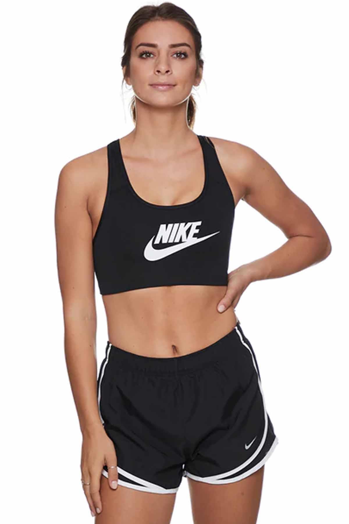NIKEBra Sporcu SütyeniNike Swoosh Futura Bra Kadın Bra Sporcu Sütyeni 899370-010-Siyah