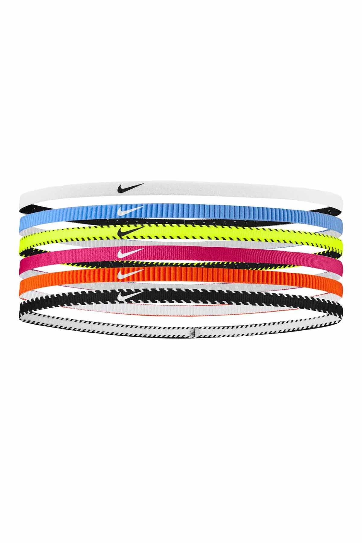 NIKEEl BilekliğiNIKE FLEX CLASSIC SLIM HEADBANDS 6PK VOLT/VIVID PINK/WHITE O Unisex El Bilekliği N.101.1925.702.OSÇok Renkli