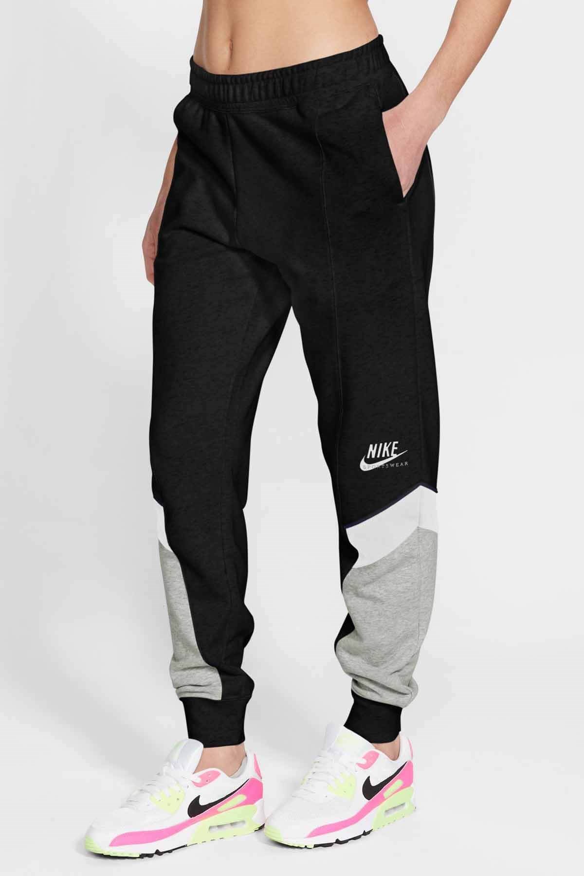 NIKEEşofman AltNike Sportwear Heritage Jogger Kadın Eşofman Alt CZ8608-010-SIYAH