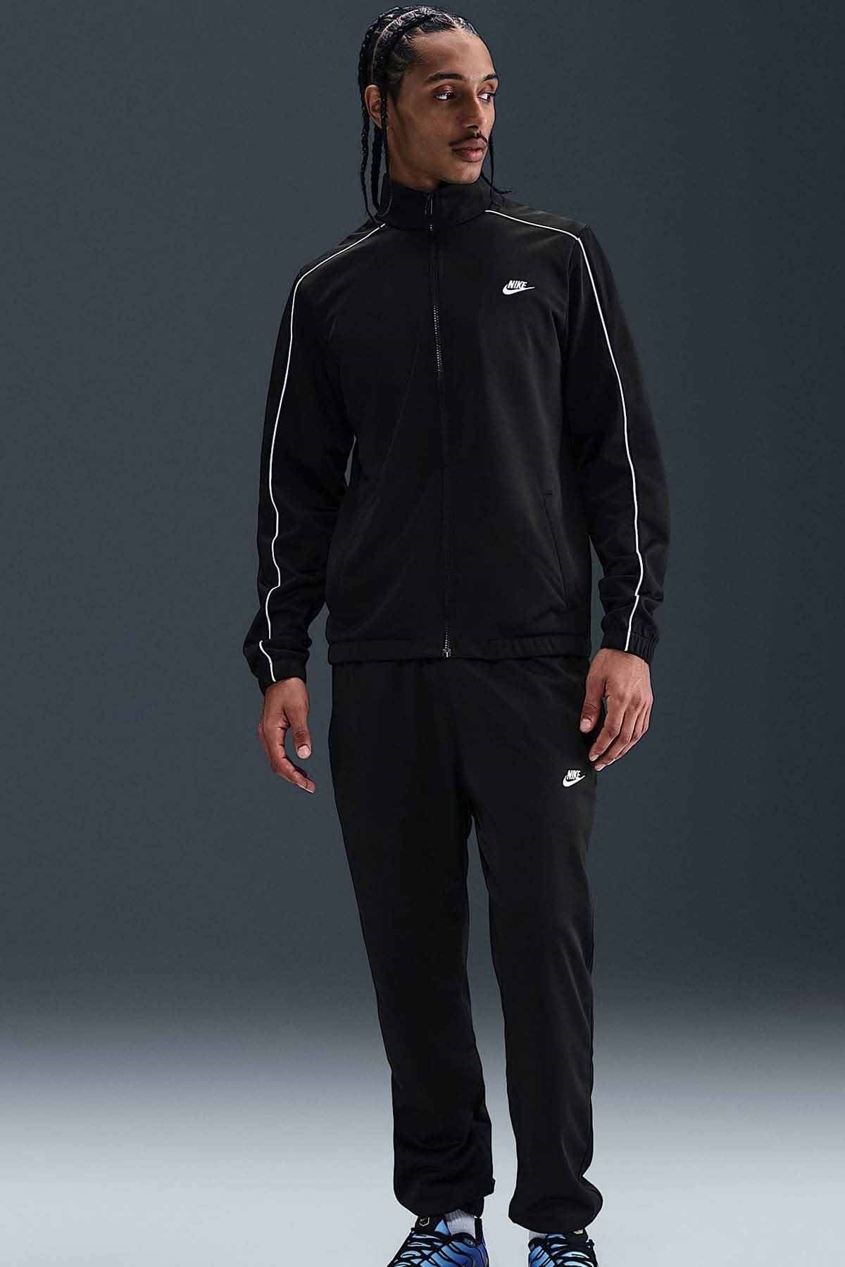 NIKEEşofman TakımNike M NK CLUB PK TRK SUIT Erkek Eşofman Takım HV1444-010SIYAH