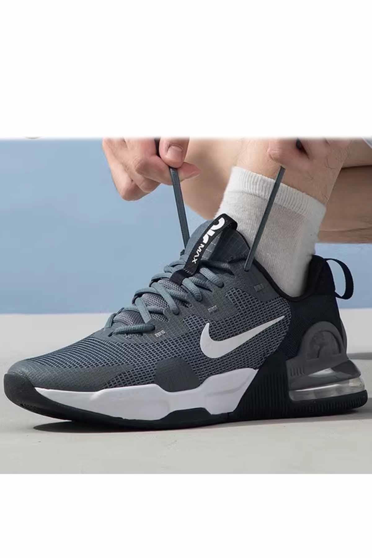 NIKEGünlük SporNike Air Max Alpha Trainer 5 Erkek Günlük Spor Ayakkabı DM0829-003-Gri