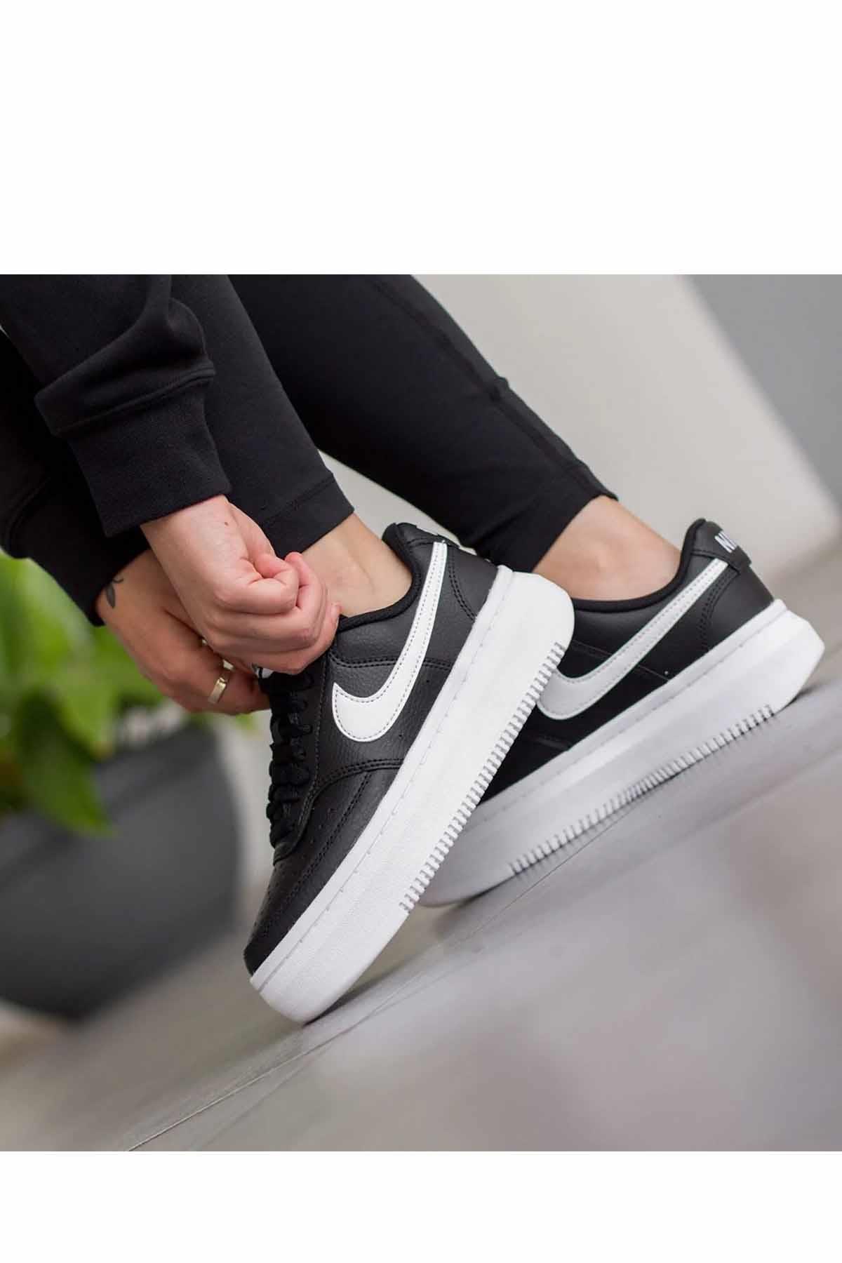 NIKEGünlük SporNike Court Vısıon ALTA Kadın Günlük Spor Ayakkabı DM0113-002-Siyah-Byz