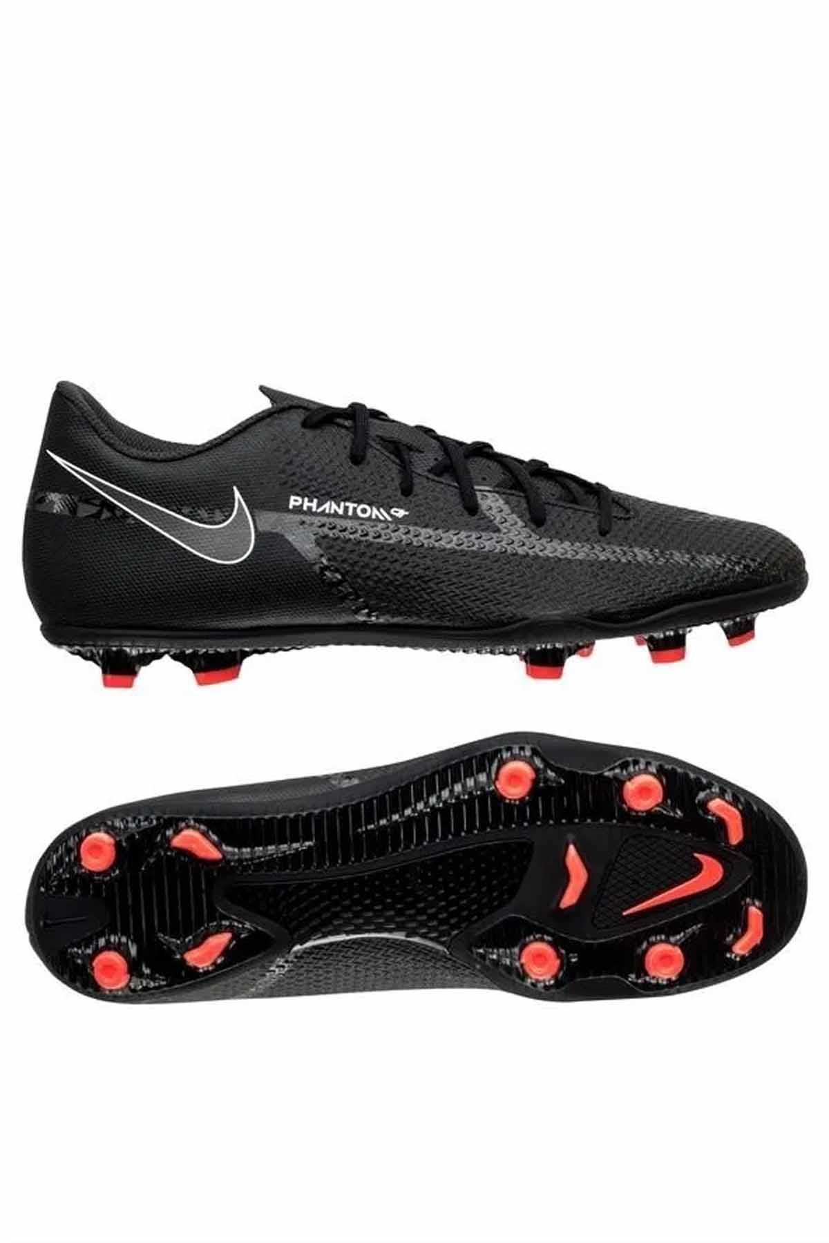 NIKEKramponNike Phantom GT2 FG/MG Erkek Krampon Ayakkabı DA5640-001-SIYAH
