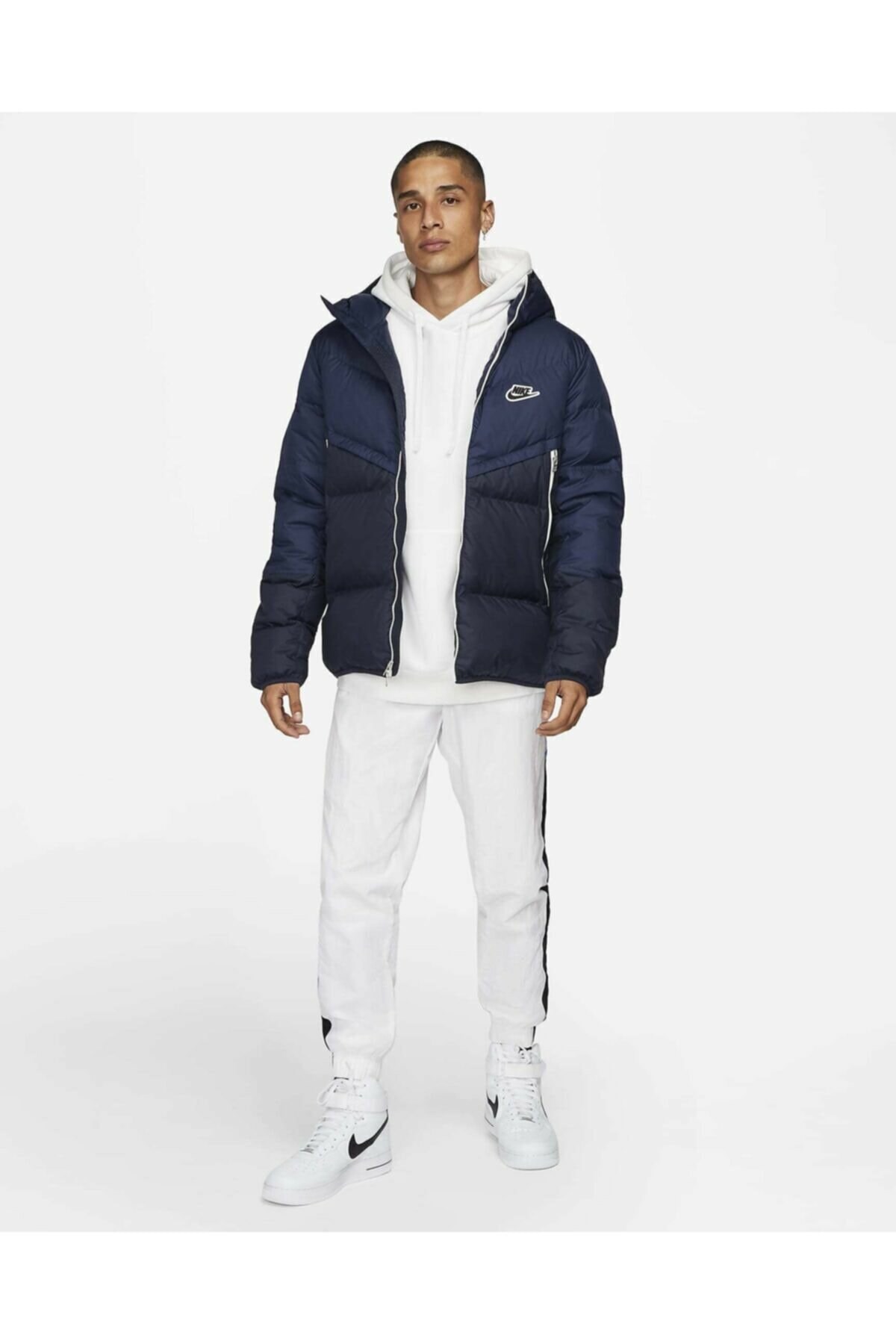 NIKEMontNike M Nsw Dwn Fil Wr Jkt Shld Erkek Mont CU4404-411-Lacivert