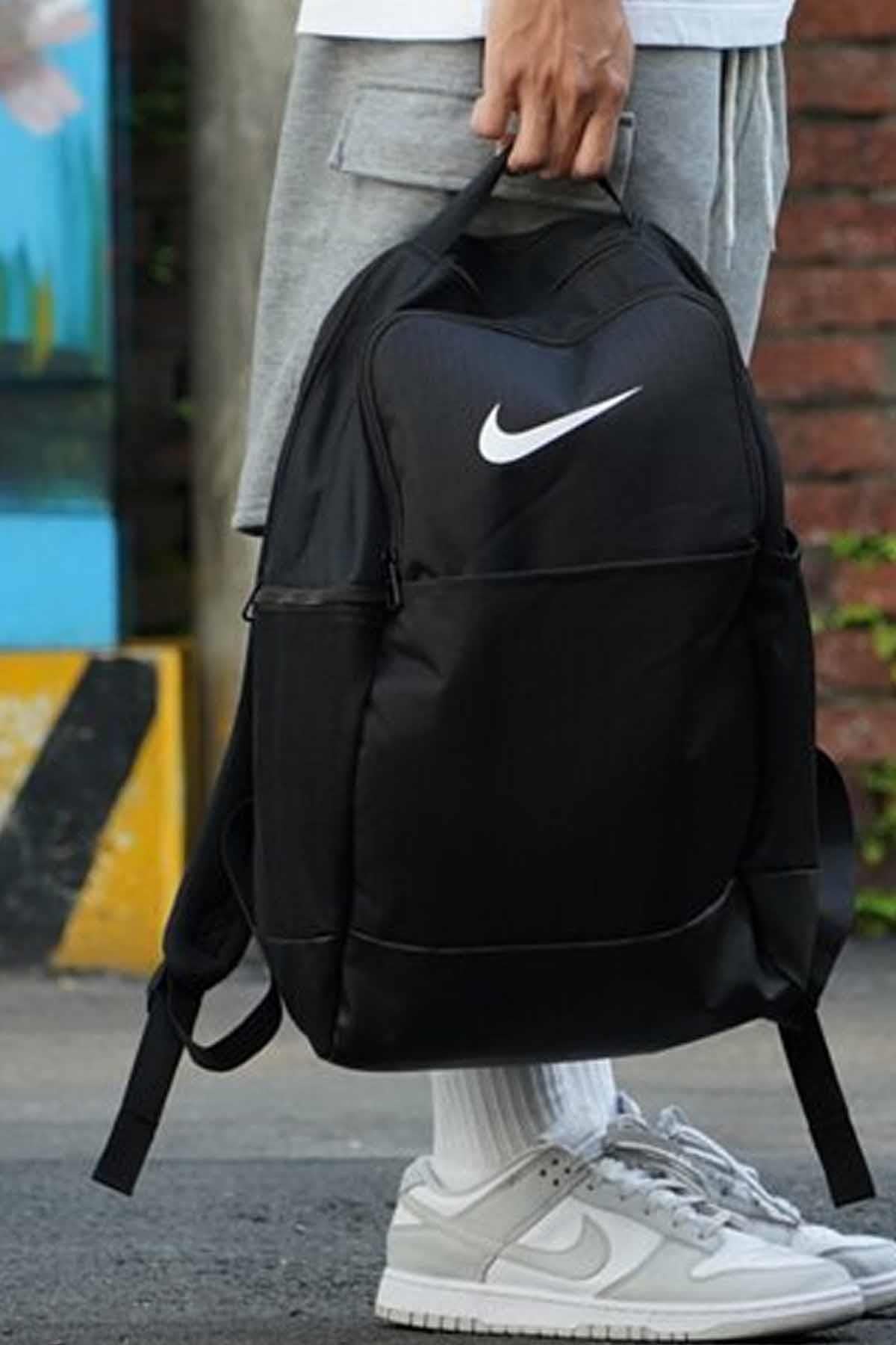 NIKESırt ÇantasıNike Sırt Çantası Lİse/Orta okul Günlük 24L 46x30x18 cm Unisex Sırt Çantası NK7709-010-2-Siyah