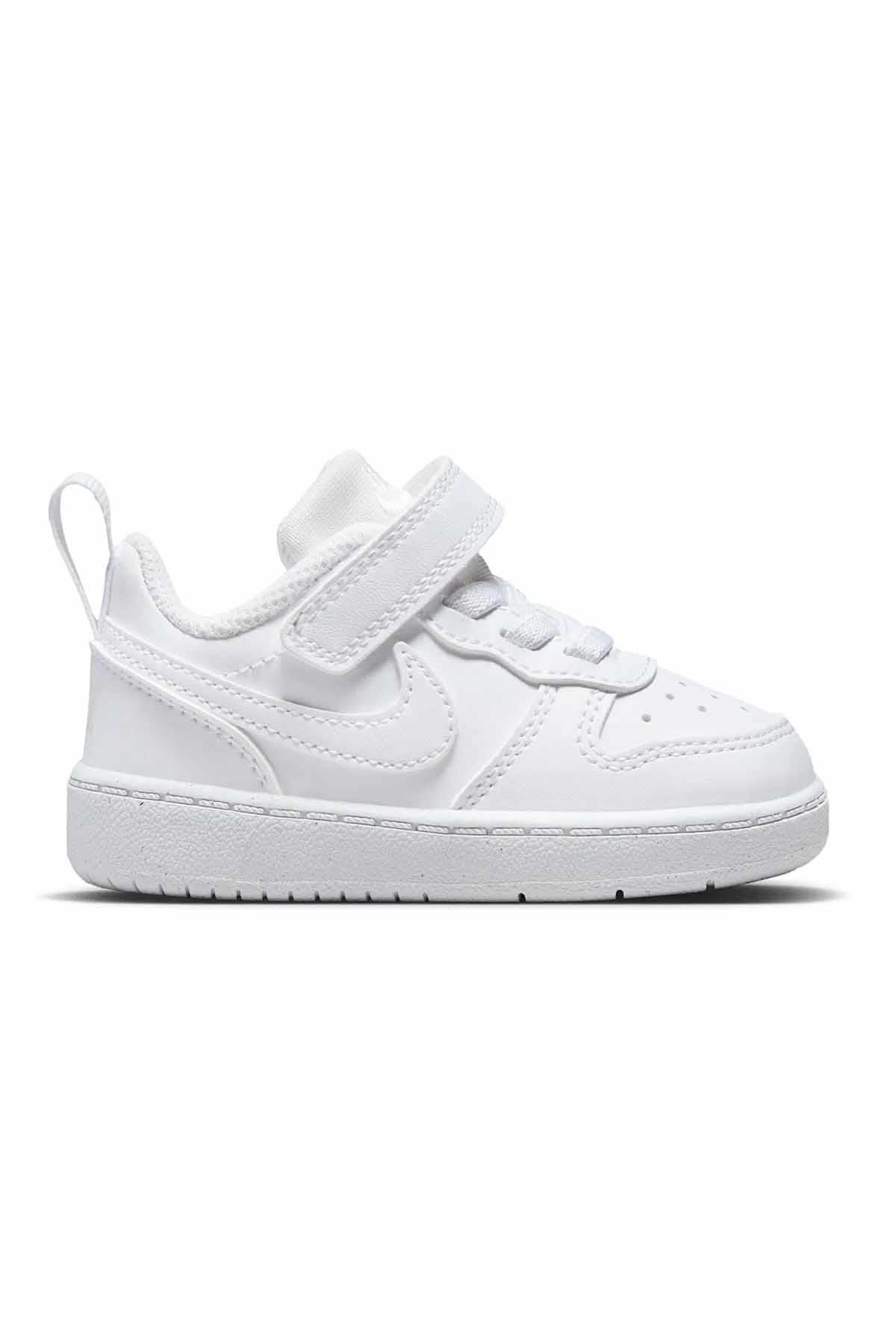 NIKESneakerNike Court Borough LOW Çocuk Sneaker Ayakkabı DV5458-106-BEYAZ