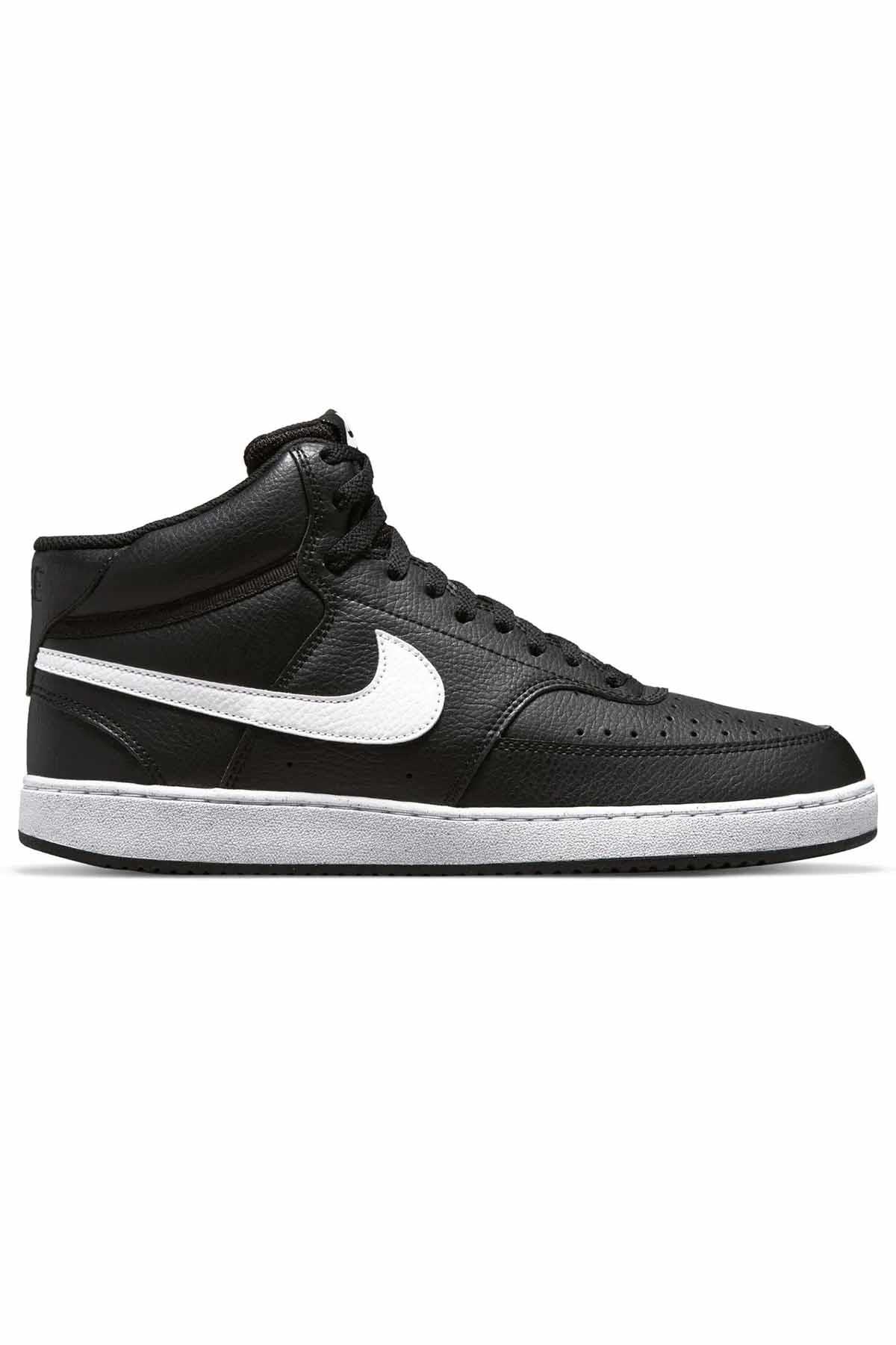 NIKESneakerNike Court Vision Mid Nn Erkek Sneaker Ayakkabı DN3577-001-Siyah