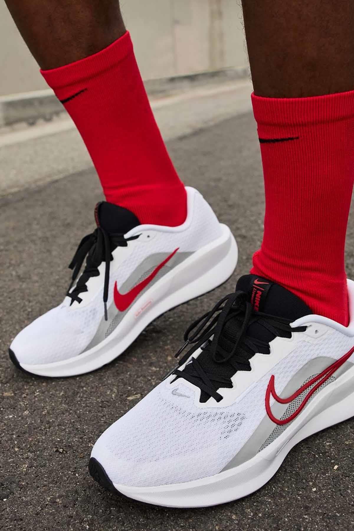 NIKESneakerNIKE DOWNSHIFTER 13 Erkek Sneaker Ayakkabı FD6454-104-beyaz/krmz