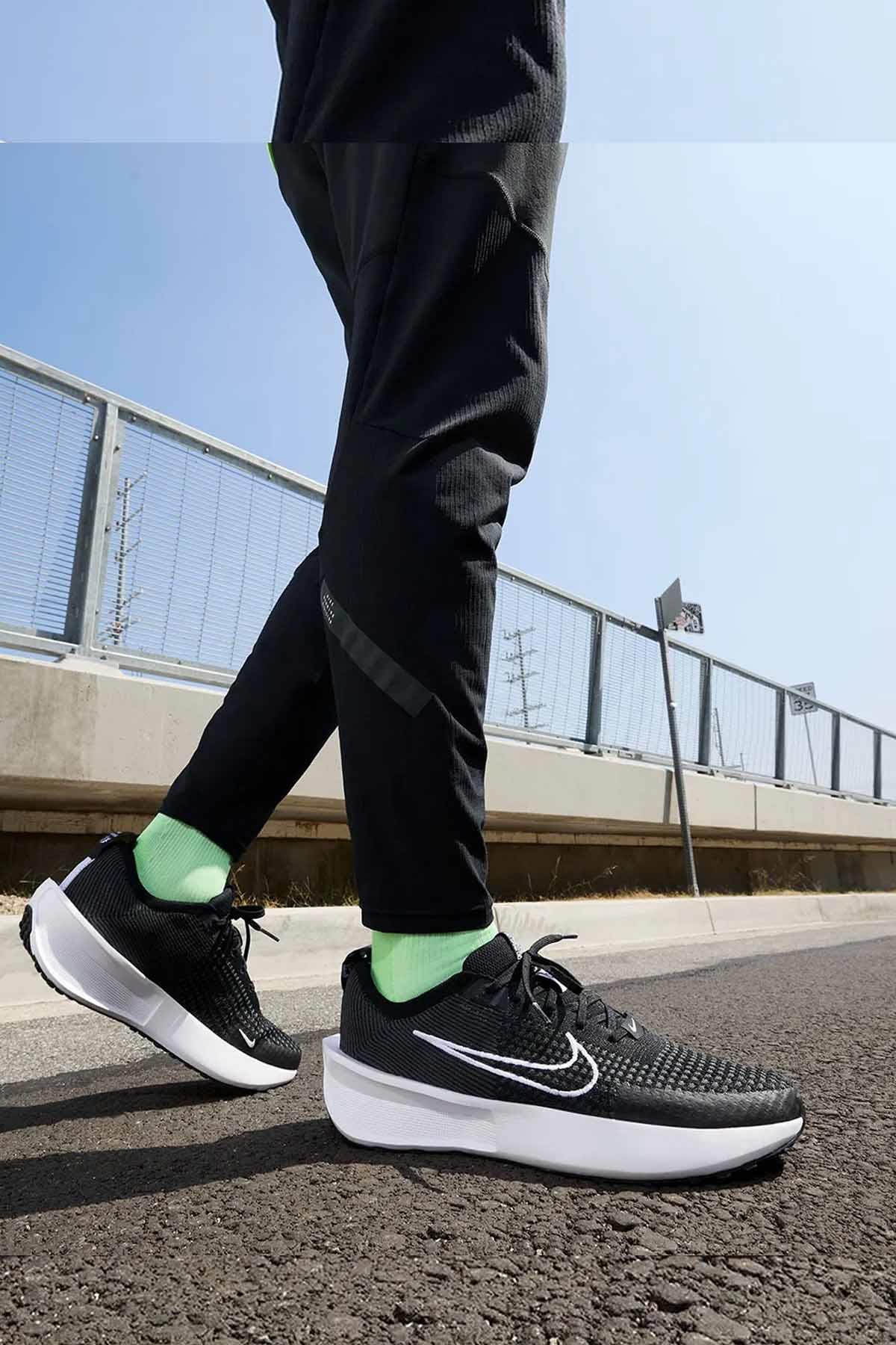 NIKESneakerNike Interact Run Erkek Sneaker Ayakkabı FD2291-001-SIYAH