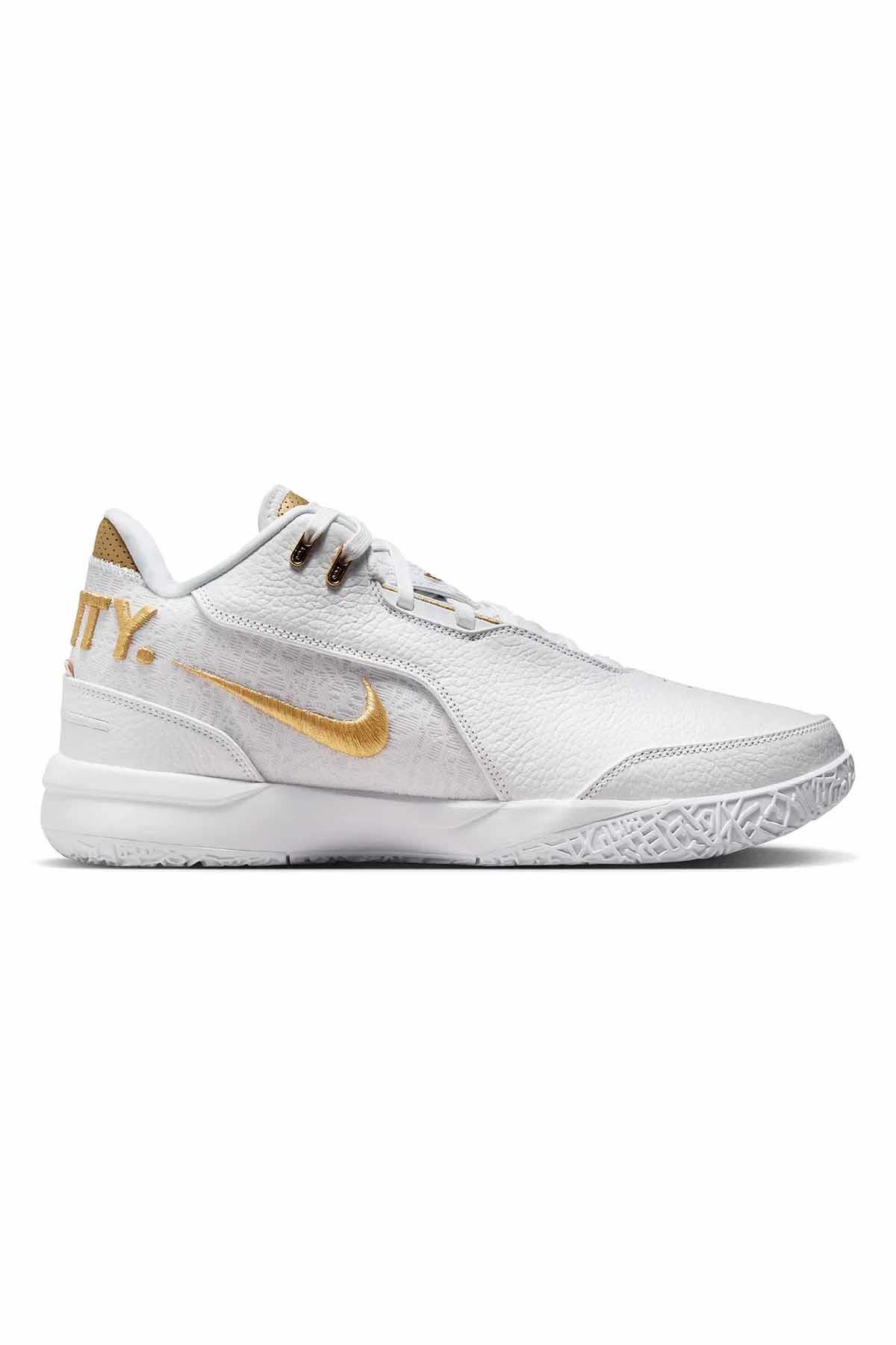 NIKESneakerNike Zm Lebron Nxxt Gen Ampd Erkek Sneaker Ayakkabı FJ1566-103-BEYAZ