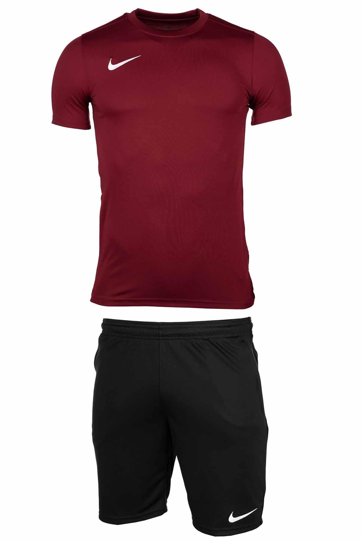 NIKEŞortNike Erkek Şort-Tişört Takım Erkek Şort NK5261-677-BORDO