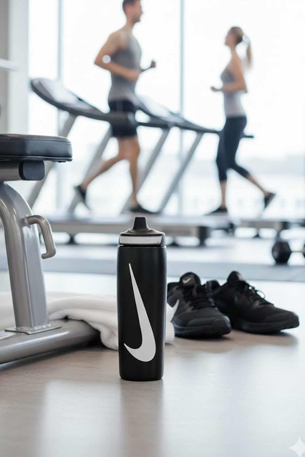 NIKESulukNike Refuel Bottle 24 Oz Unisex Suluk N.100.7666.091.24-Black