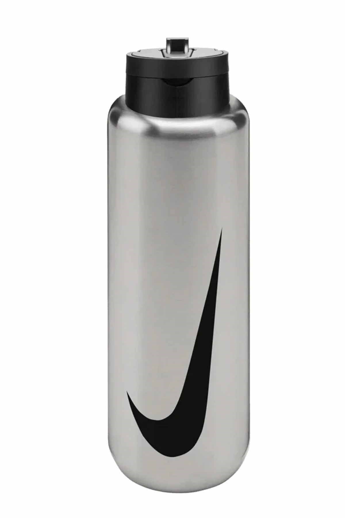 NIKESulukNike SS RECHARGE STRAW BOTTLE 32 OZ RFSH BRUSHED STAINLESS S Unisex Suluk N.101.3796.953.32Silver