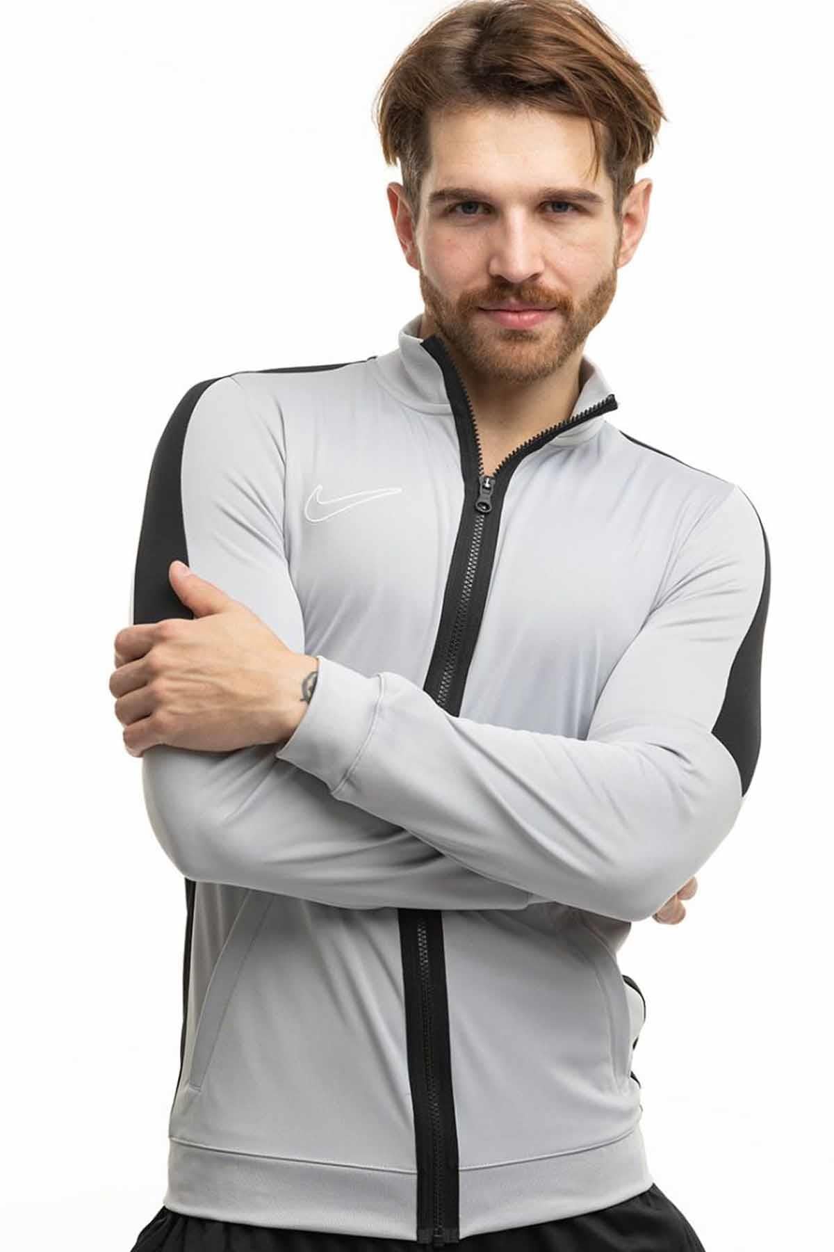 NIKESweatshirtNike Erkek Eşofman Takımı Raşel Kumaş B-1 Erkek Sweatshirt NK1681-012-GRI
