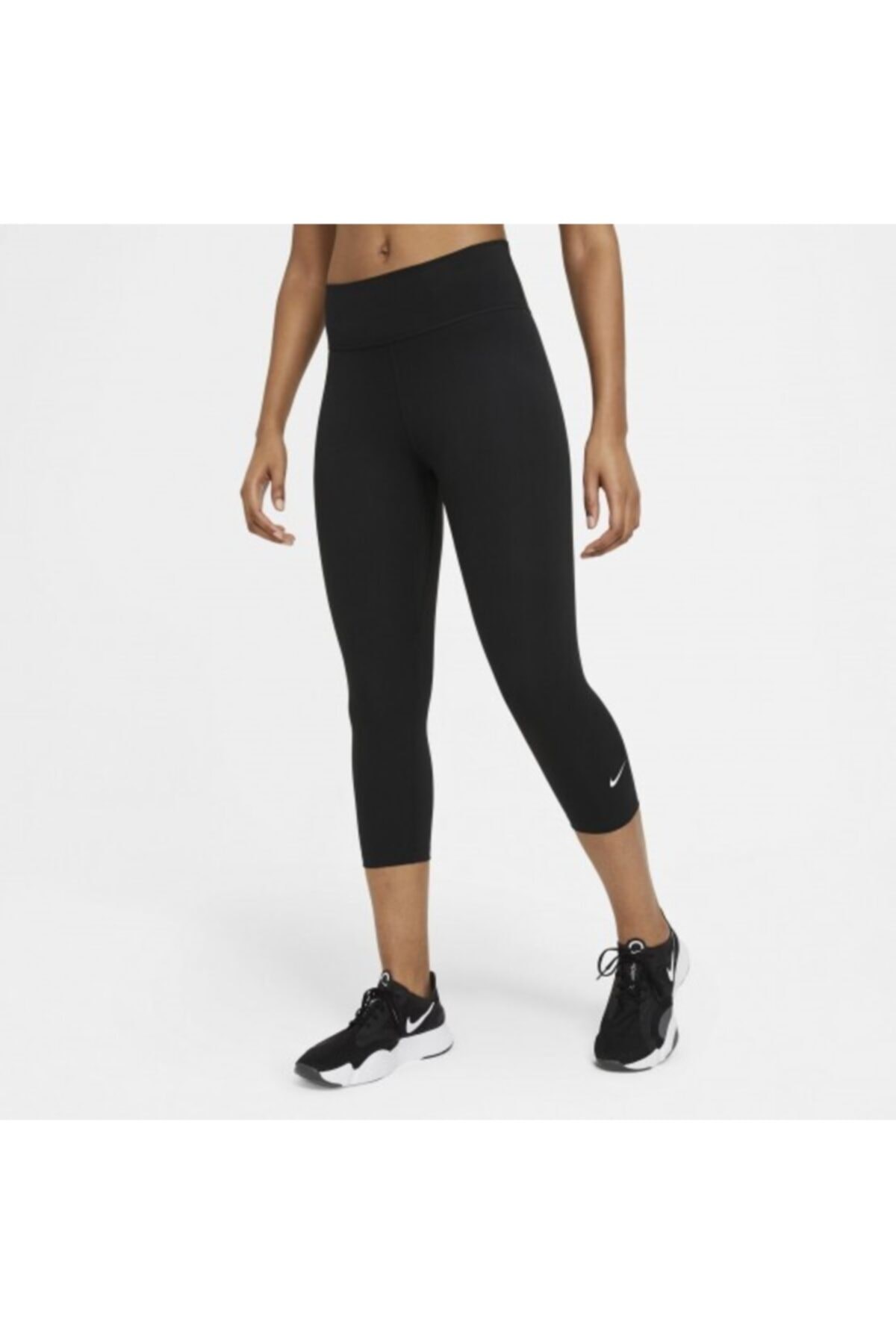 NIKETaytNike W One Df Mr Cpri Tgt Kadın Tayt DD0245-010-Siyah